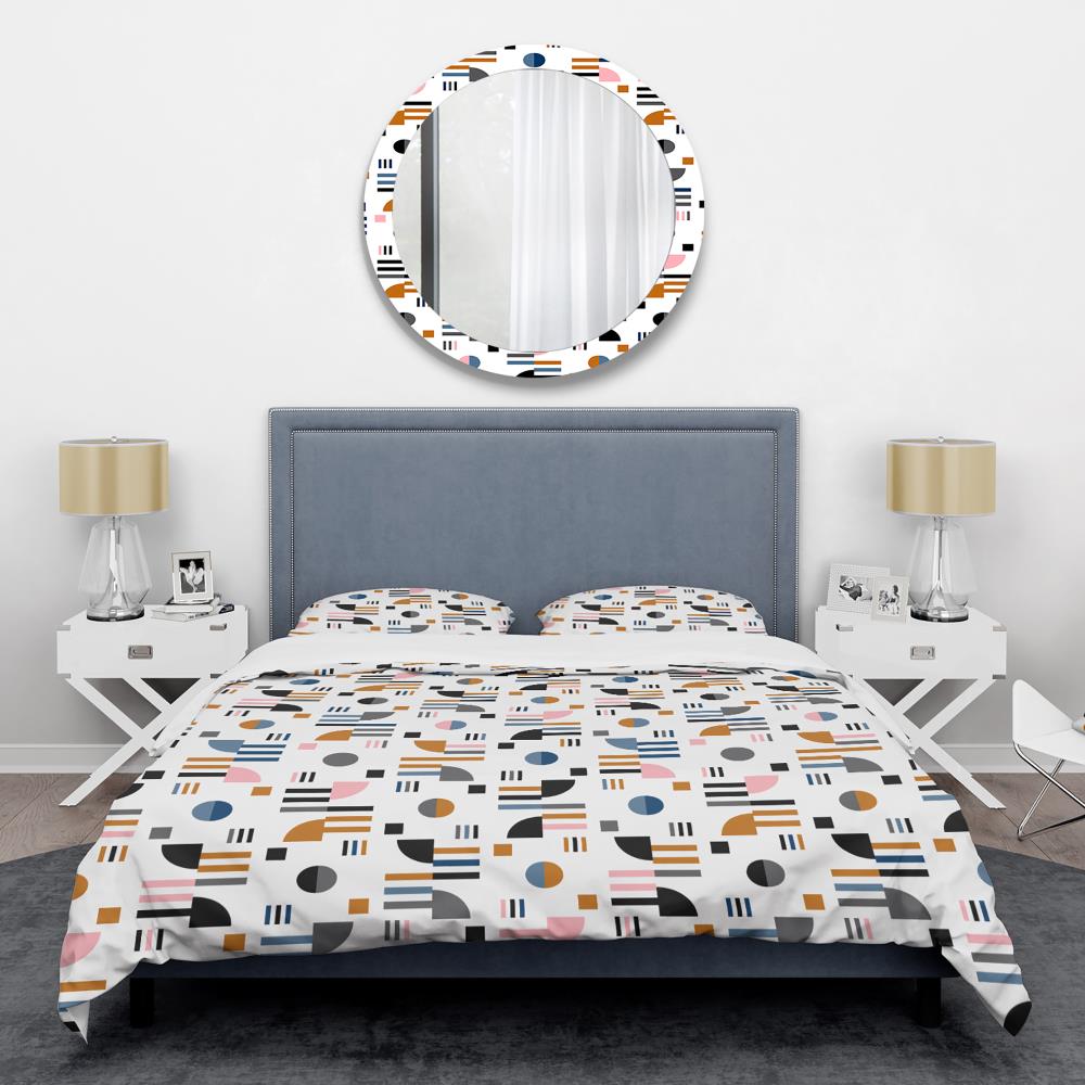Designart BED24230-Q 3 -Piece Multi-Color Queen Duvet cover Set
