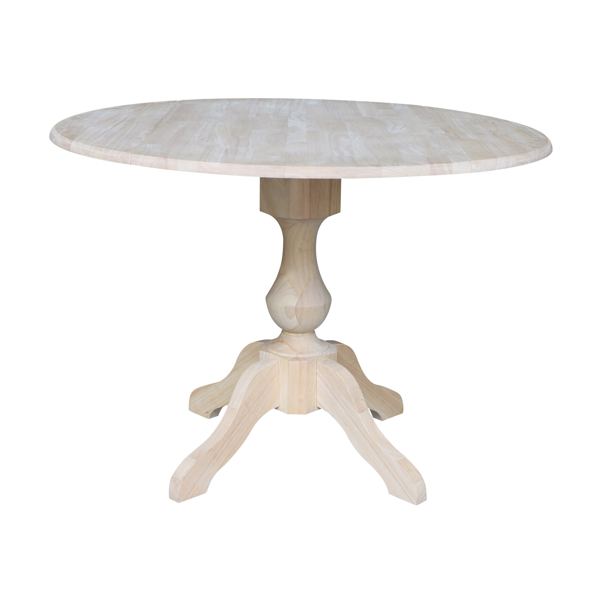 boothby drop leaf rubberwood solid wood dining table