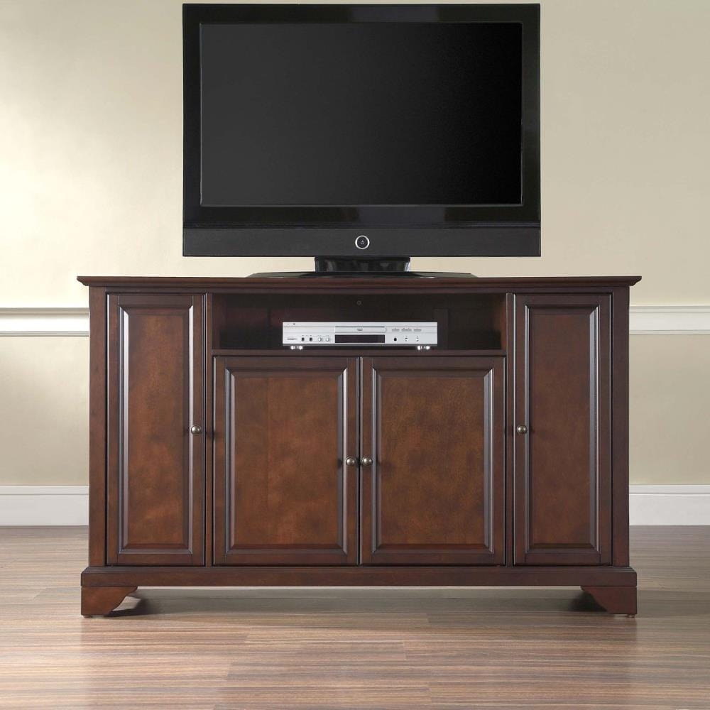 Crosley Furniture Lafayette Transitional Vintage Mahogany TV Cabinet ...