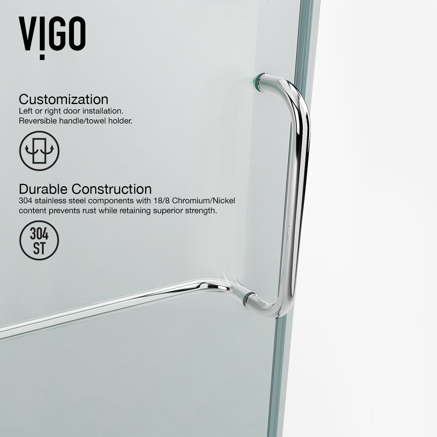 VIGO VG6062CHCL40 Shower-Doors - View #6