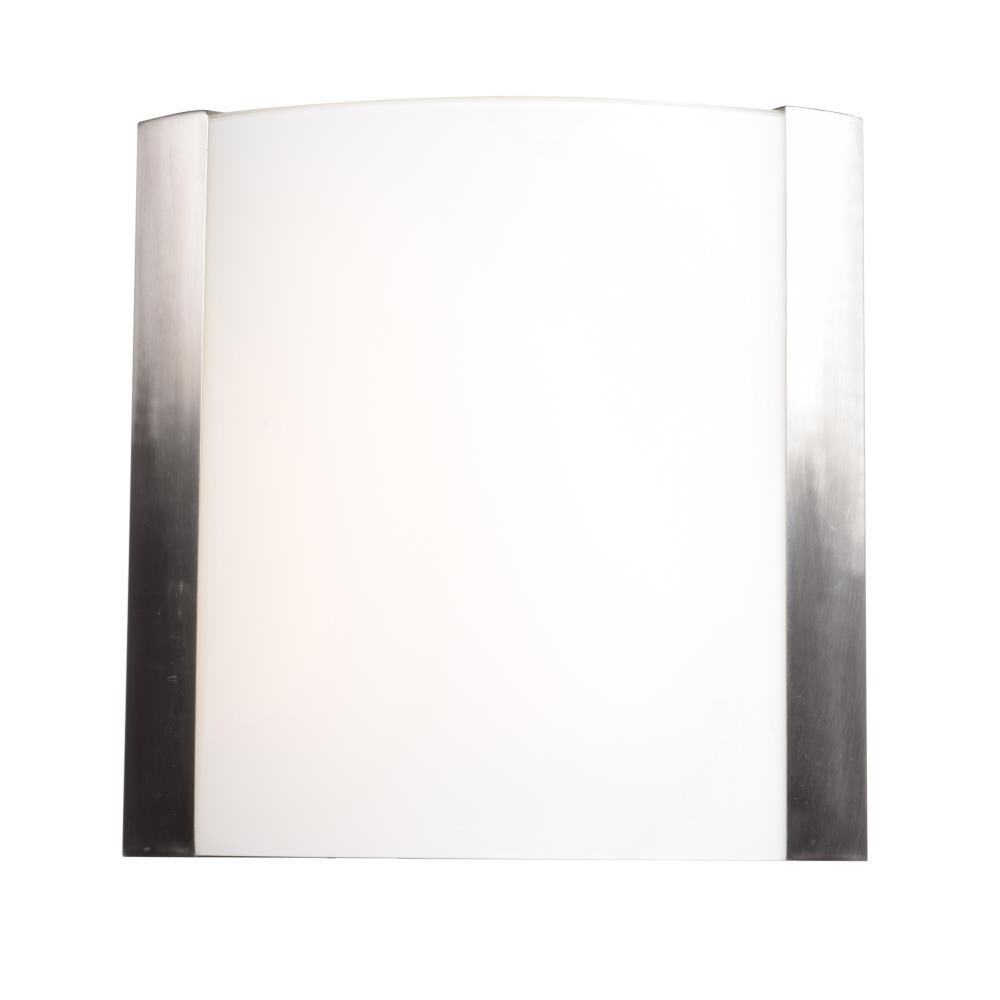 Access Lighting 62486LEDD-BS/OPL West End 15-in W 1 -Light Brushed Steel Integrated LED Wall Sconce