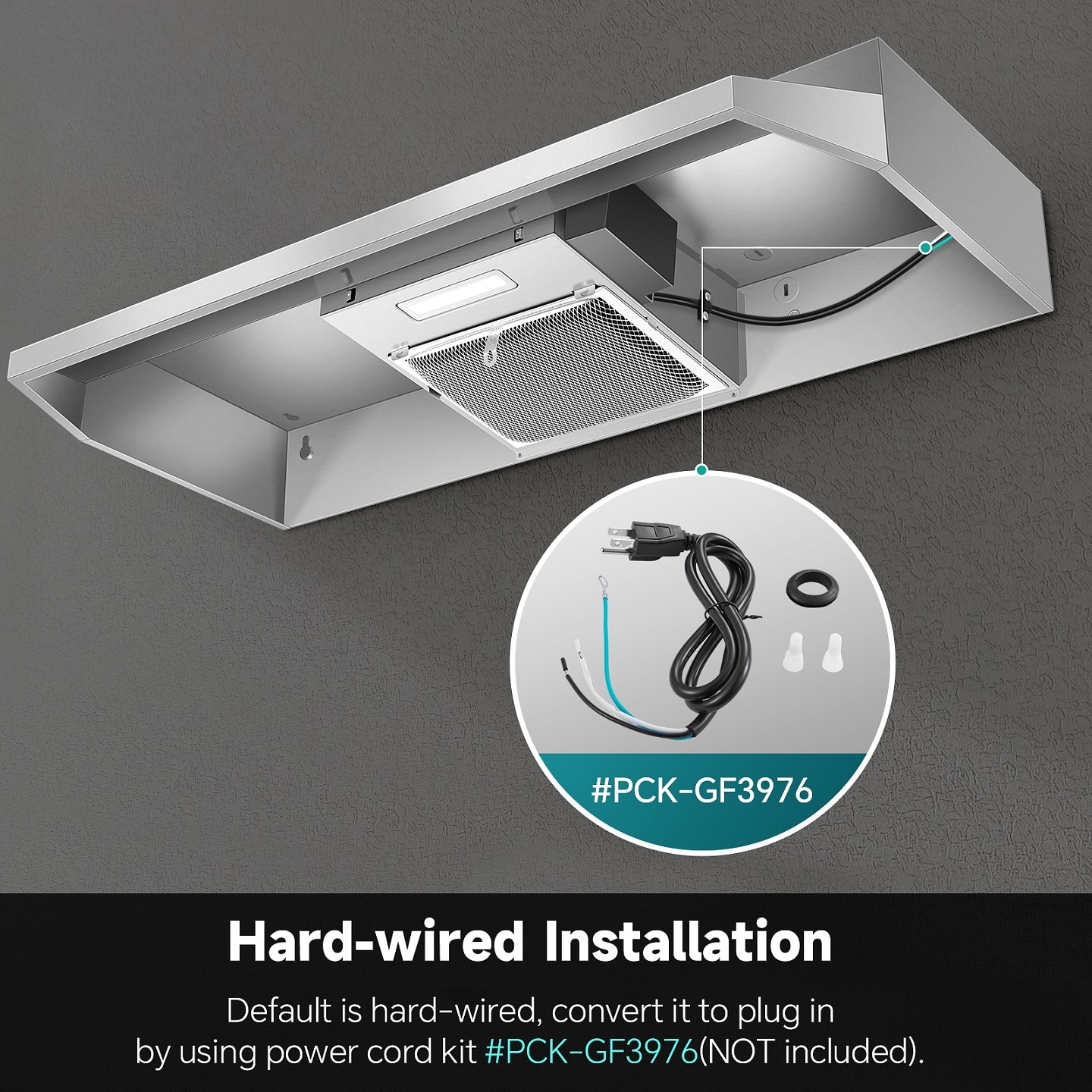 Zomagas 3990S Undercabinet-Range-Hoods - View #2