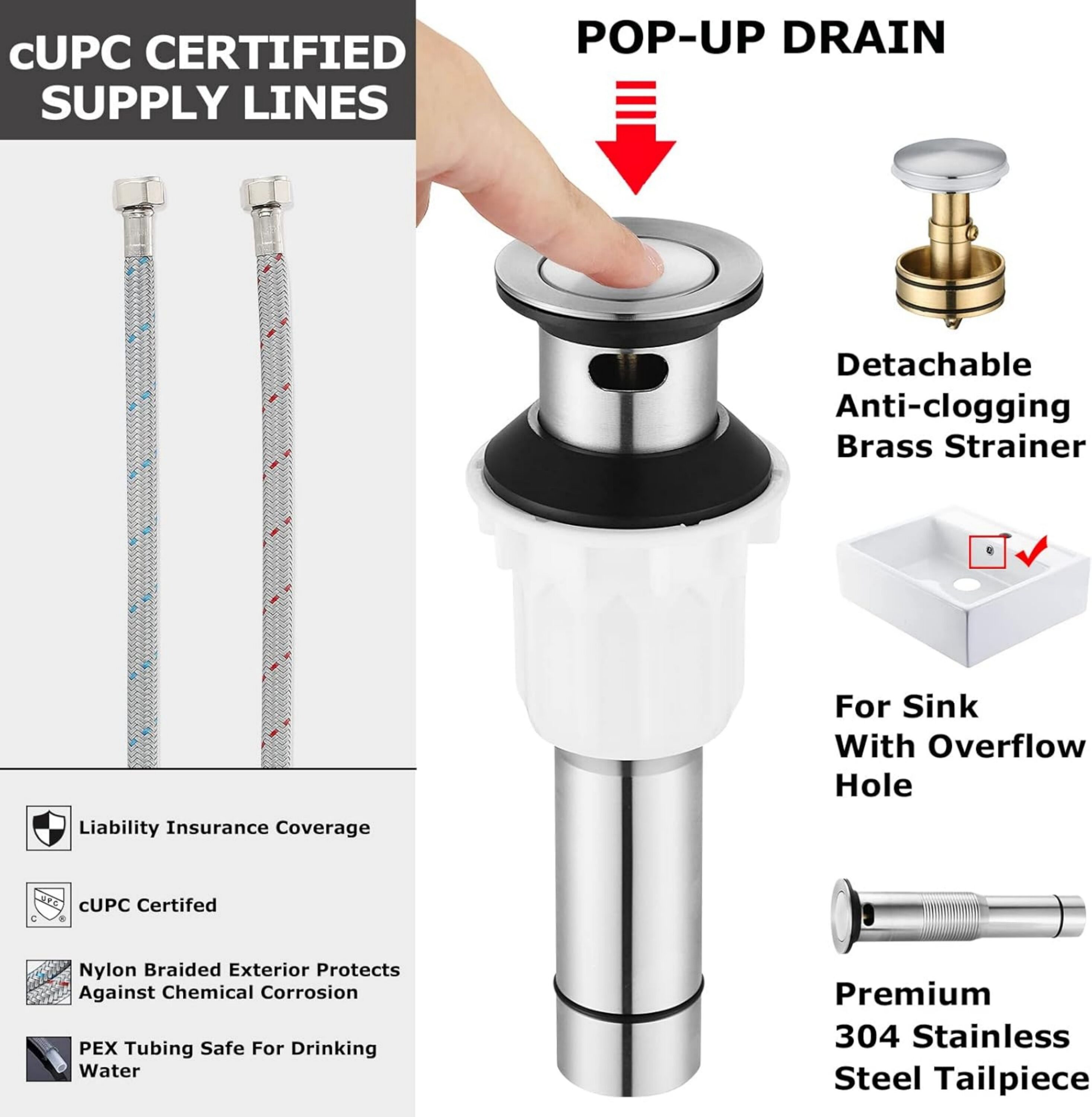 EZANDA 14169 Lavatory-Faucets - View #6