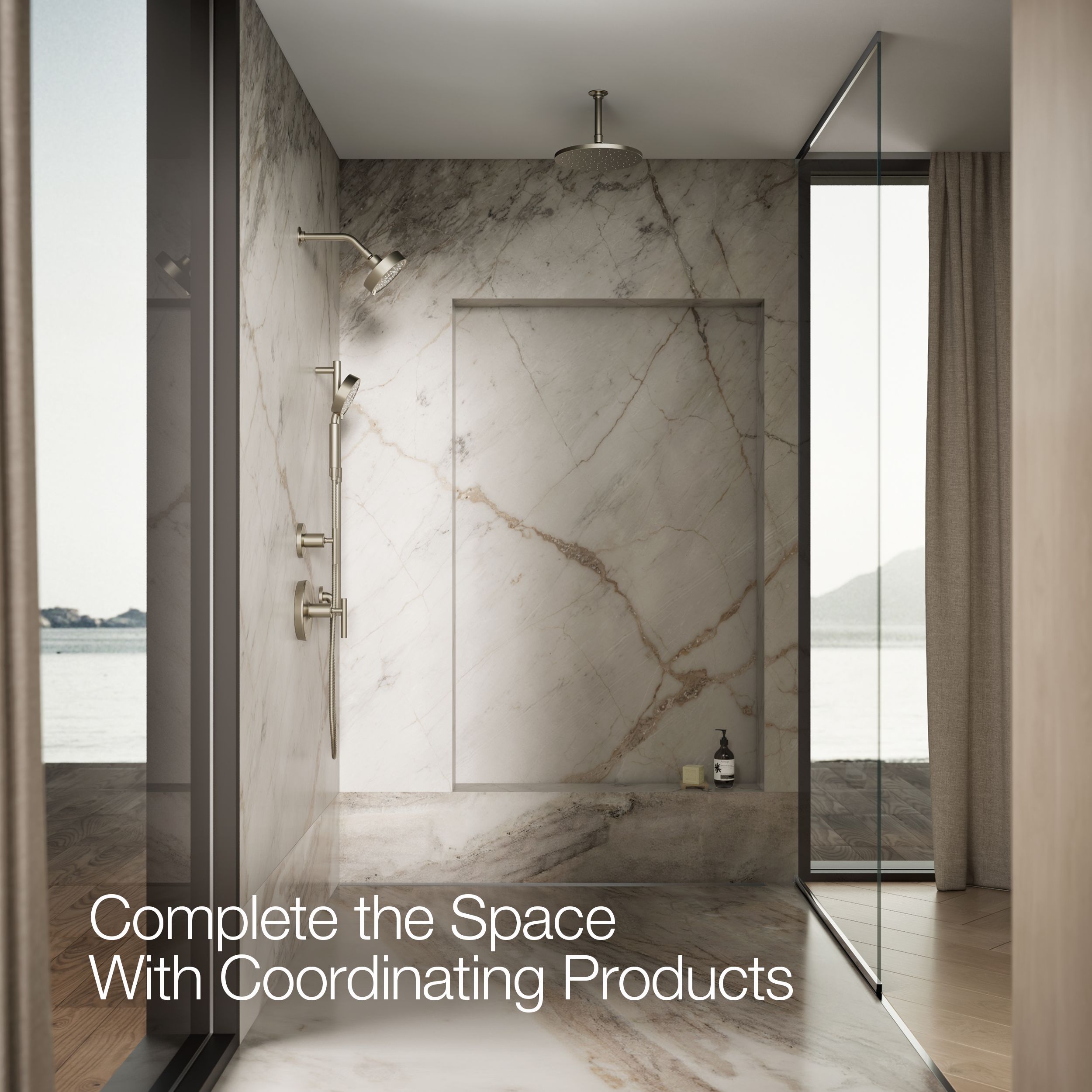 KOHLER K-22166-G-BN Fixed-Showerhead - View #9