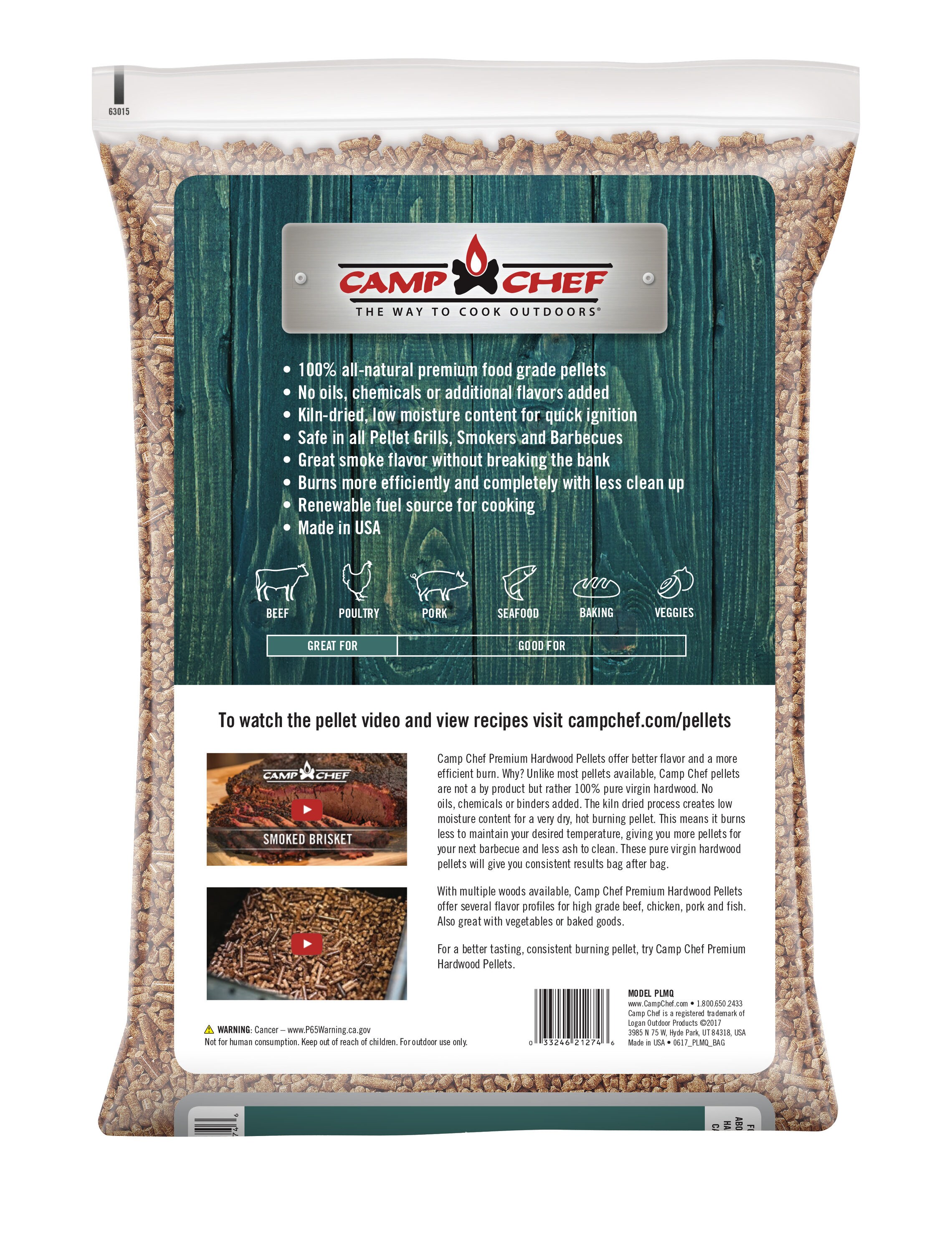 Camp Chef Premium Hardwood Southwest Mesquite 20 lb Wood Pellets