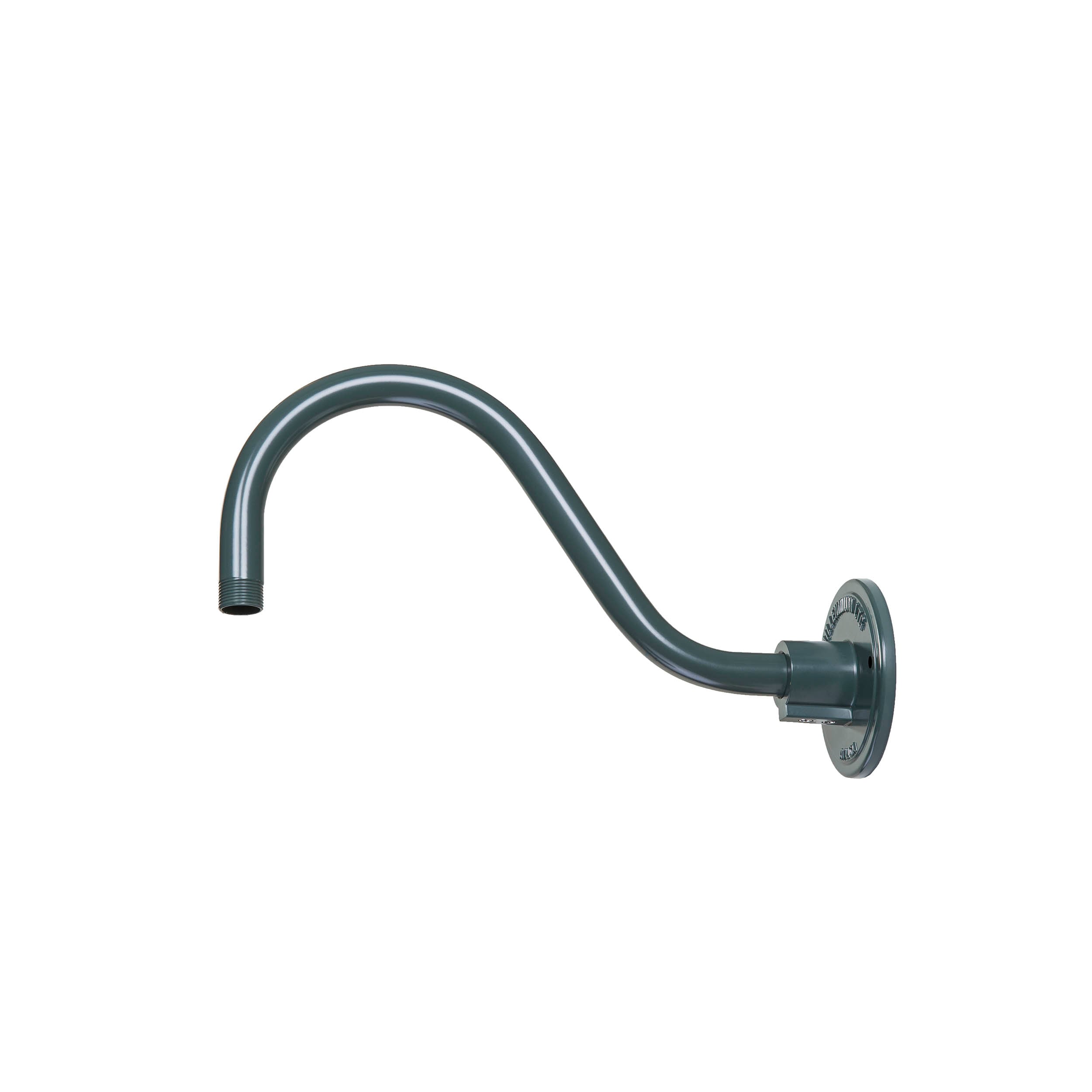 Millennium Lighting RGN15-SG R Series Satin Green Outdoor Gooseneck Pendant Stem Light Kit