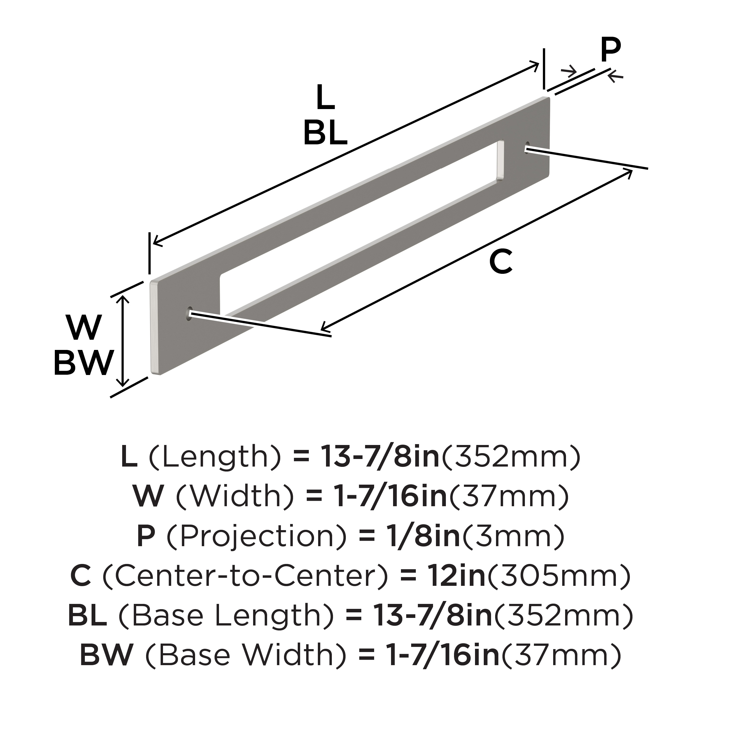 Amerock BP37789G10 Drawer-Hardware - View #4