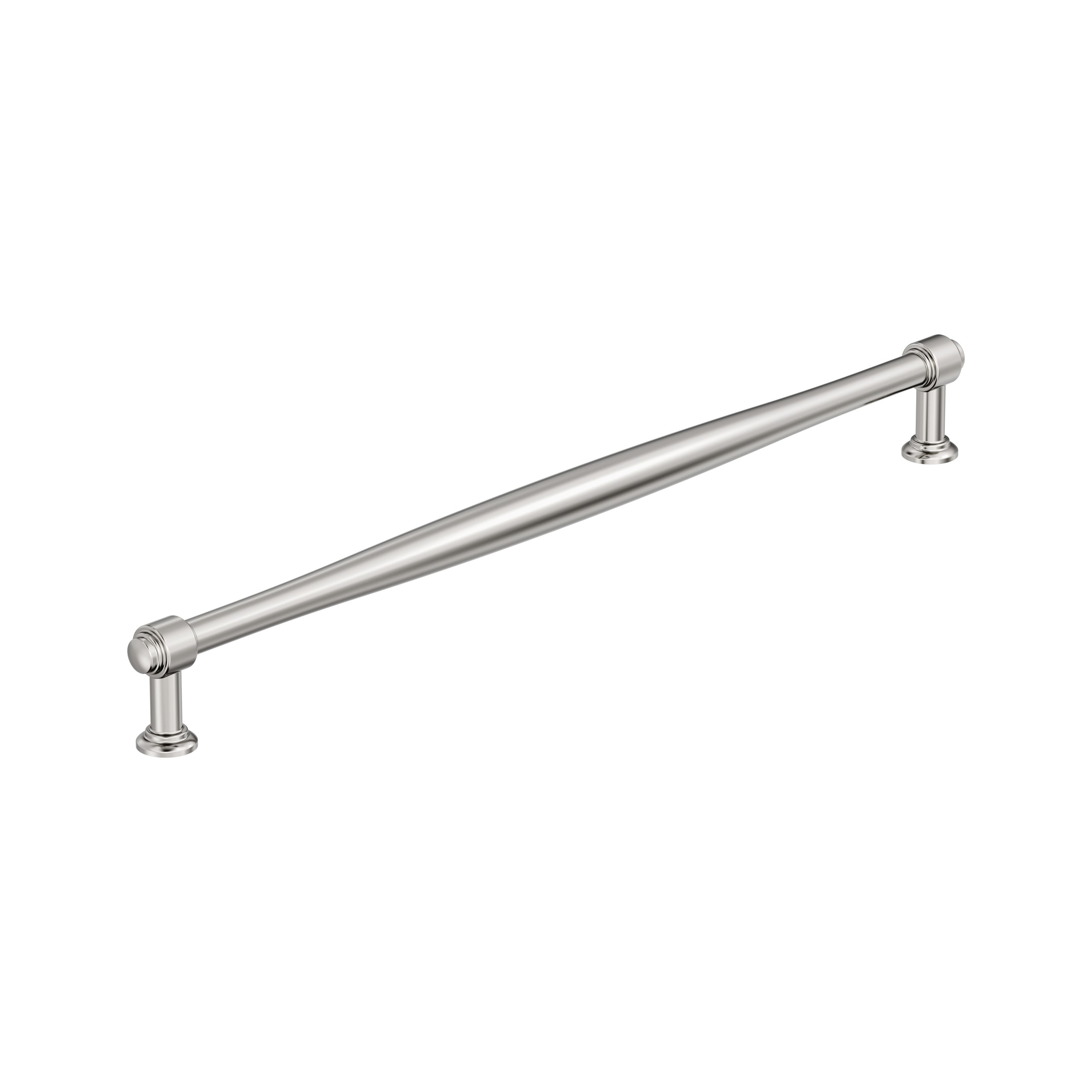 Amerock BP37730PN Enlivity 18-in , 457mm Center to Center Polished Nickel Cylindrical Bar For Use on Appliances Drawer Pulls