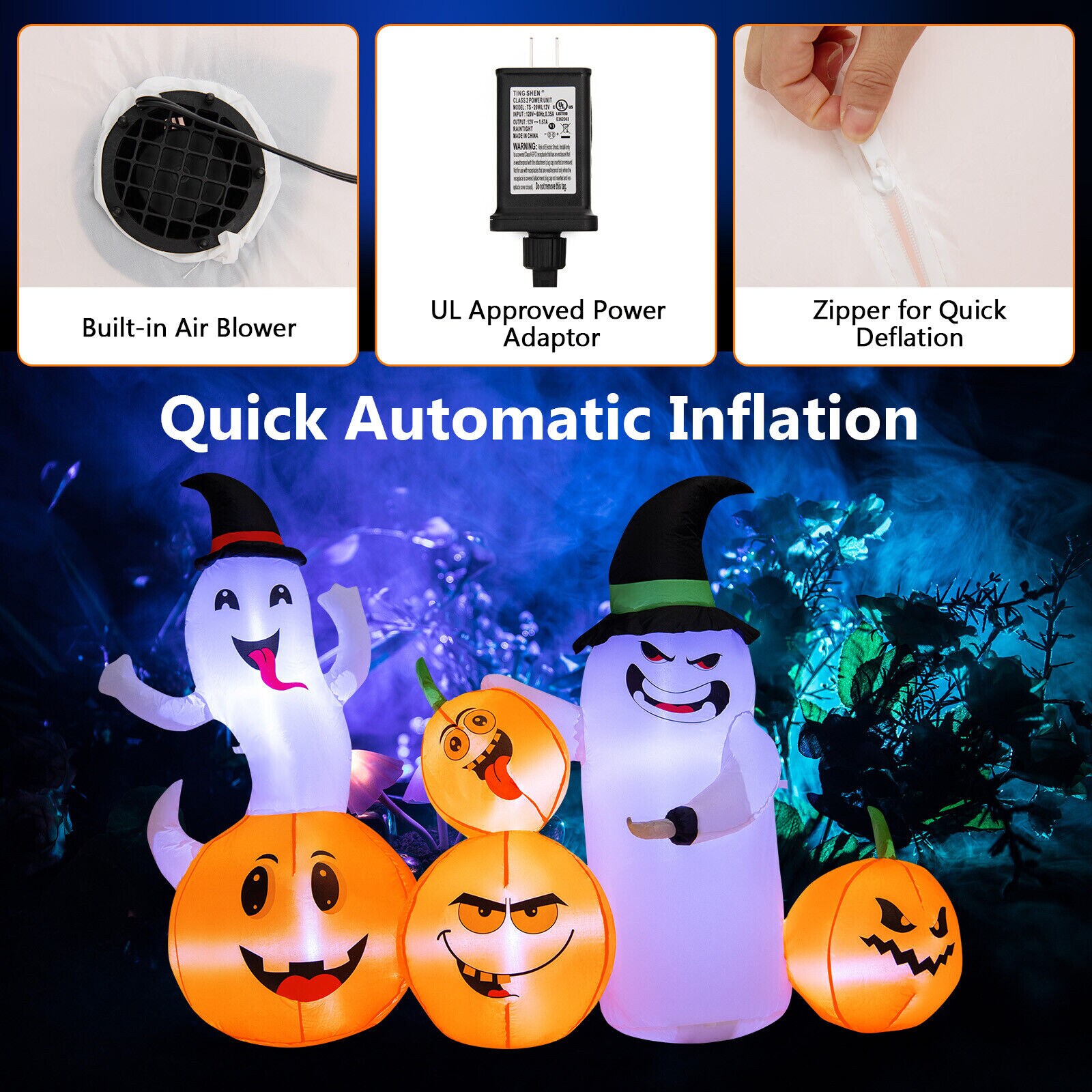 WELLFOR HYG23898US Outdoor-Halloween-Decor - View #6