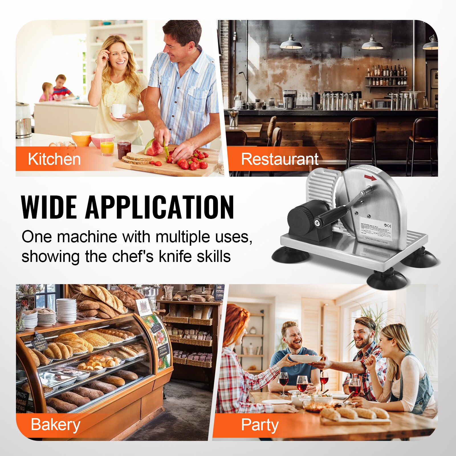 VEVOR BZDQPJ200W75I7CZUV1 Food-Slicers - View #7