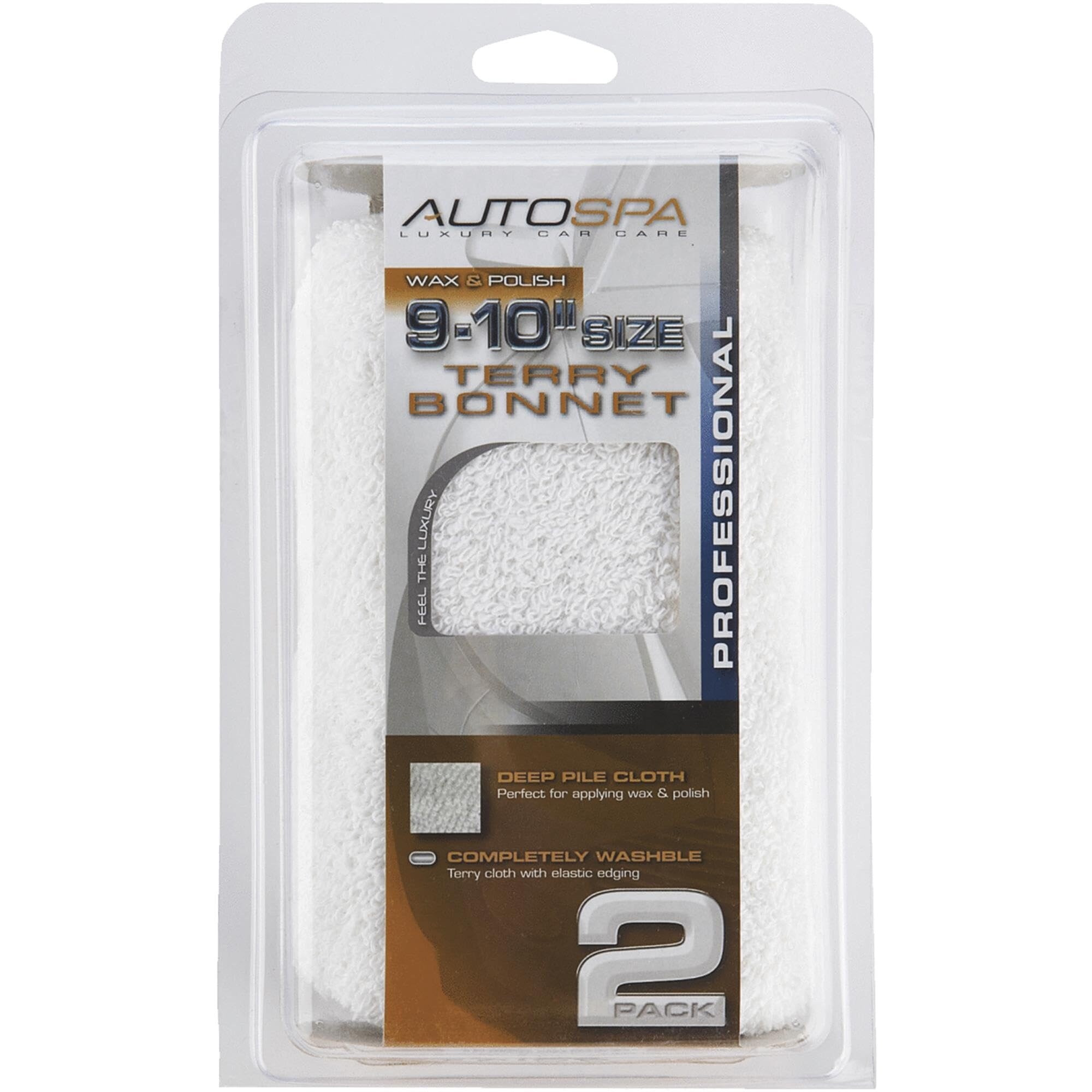 Powermatic 40402AS  AutoSpa 40402AS Cotton Terry 9-10 Polishing Bonnet