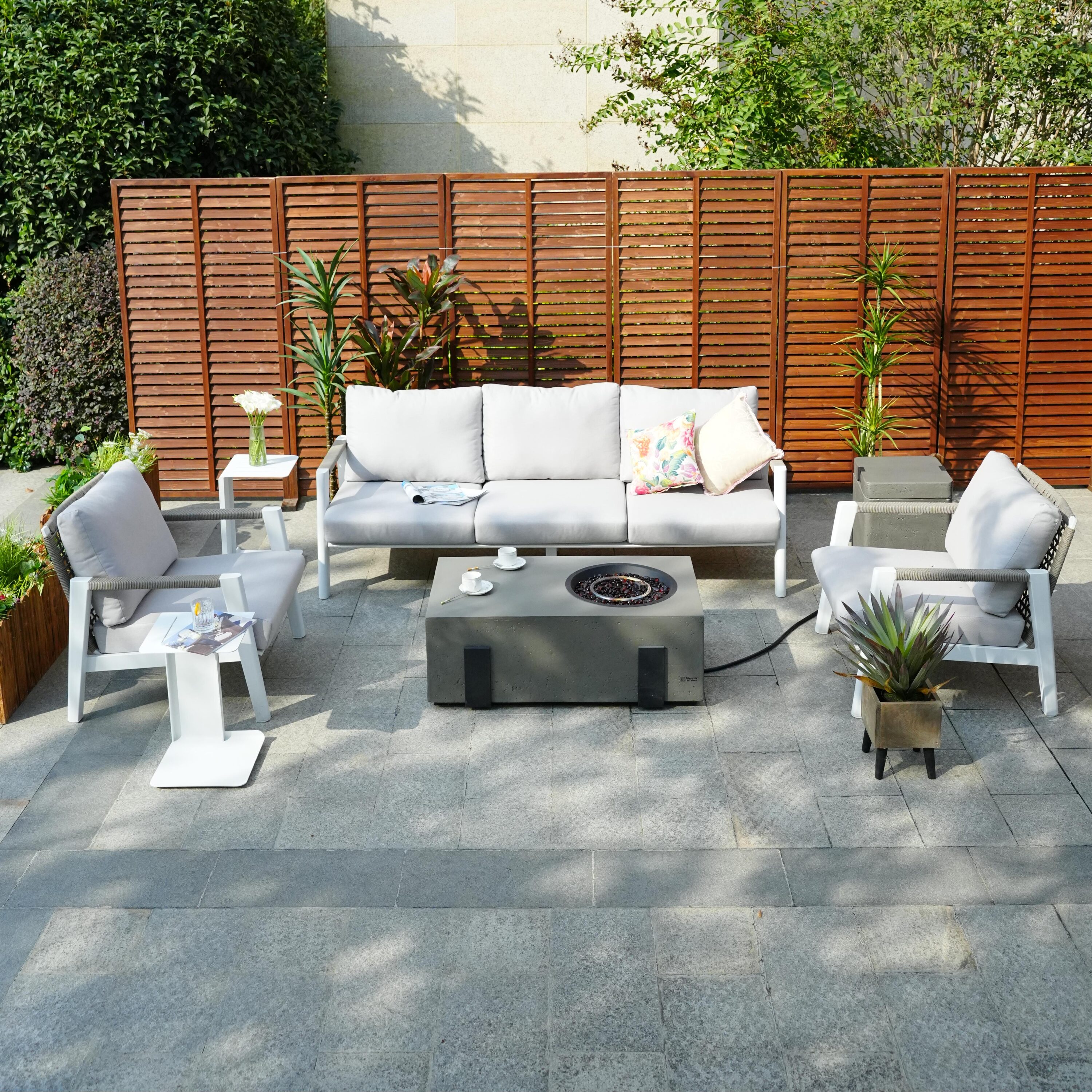 Direct Wicker DWG-2322W&2355G Patio-Conversation-Sets - View #5