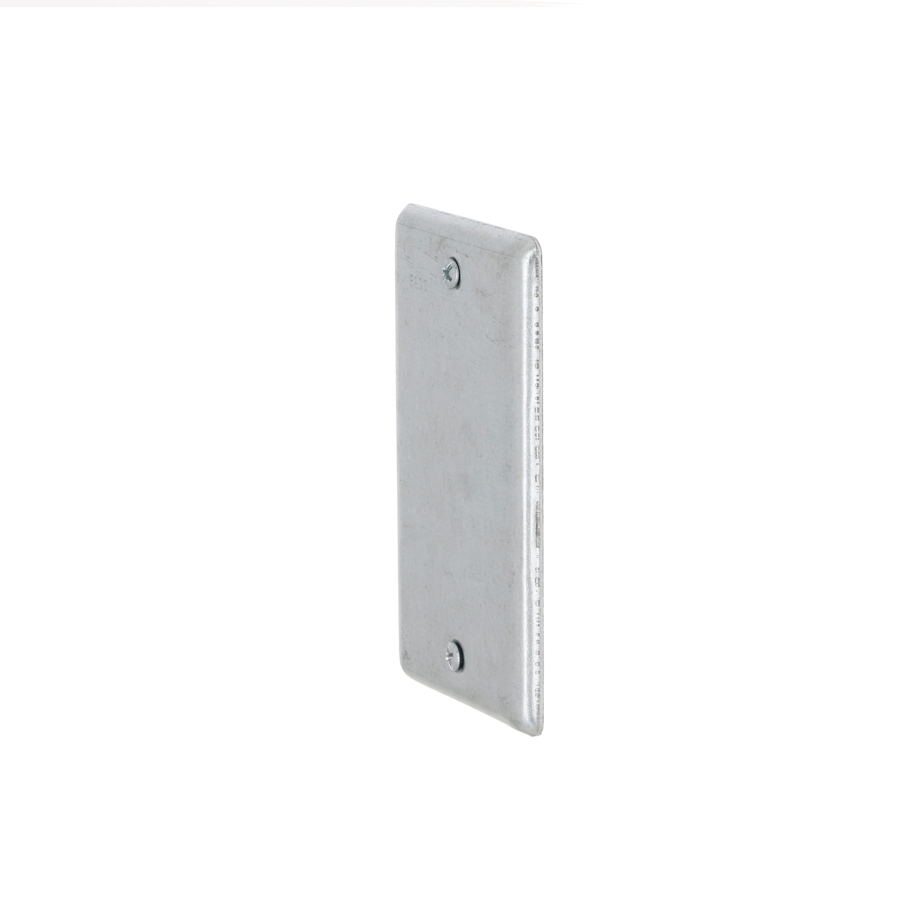 RACO 1-Gang Metal Electrical Box Cover, Rectangle