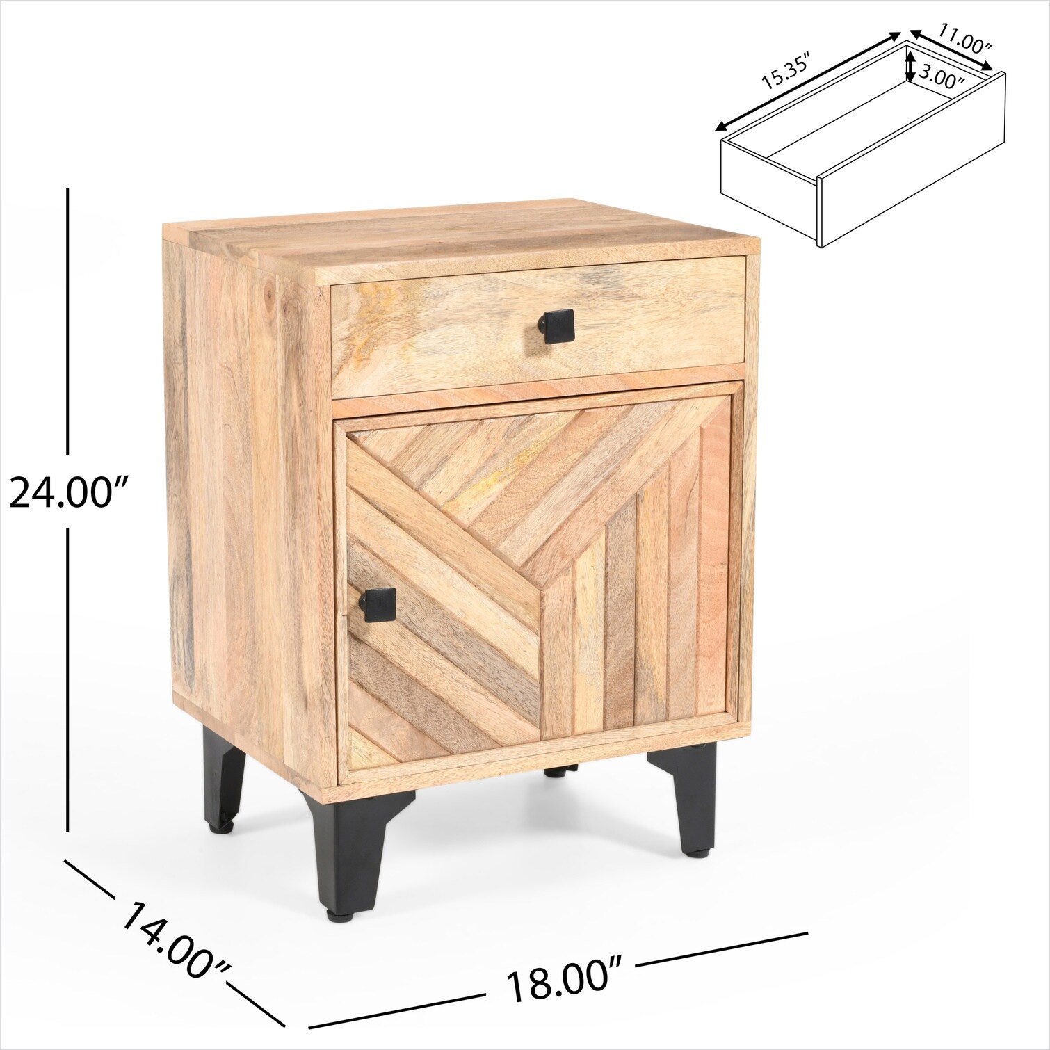 Watnature 1BYDZ69A0FDX nightstands - View #5