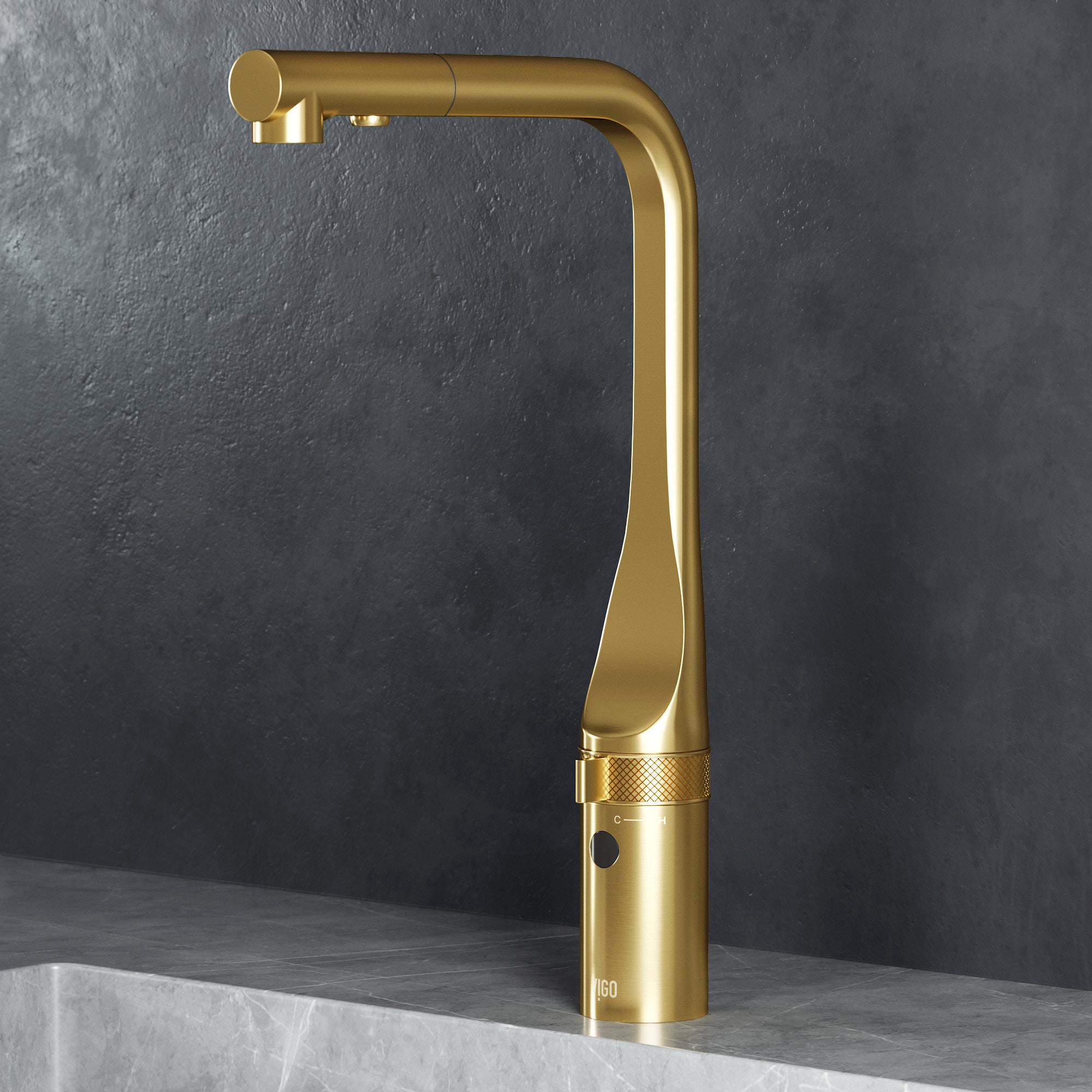 VIGO VG02039MGS Kitchen-Faucets - View #2