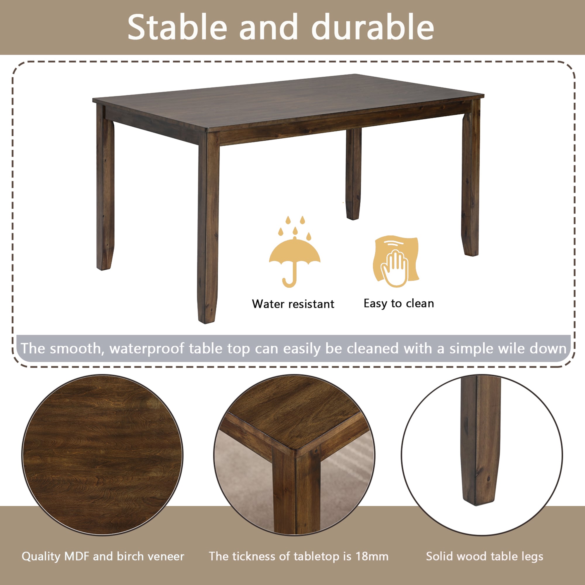 SINOFURN SYA330121BK Dining-Sets - View #10