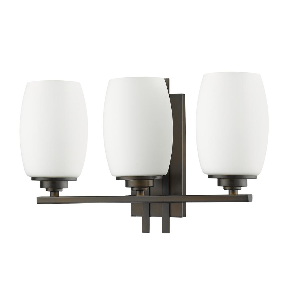 Acclaim Lighting IN41235ORB Sophia 19-in 3-Light Oil-Rubbed Bronze Transitional Vanity Light