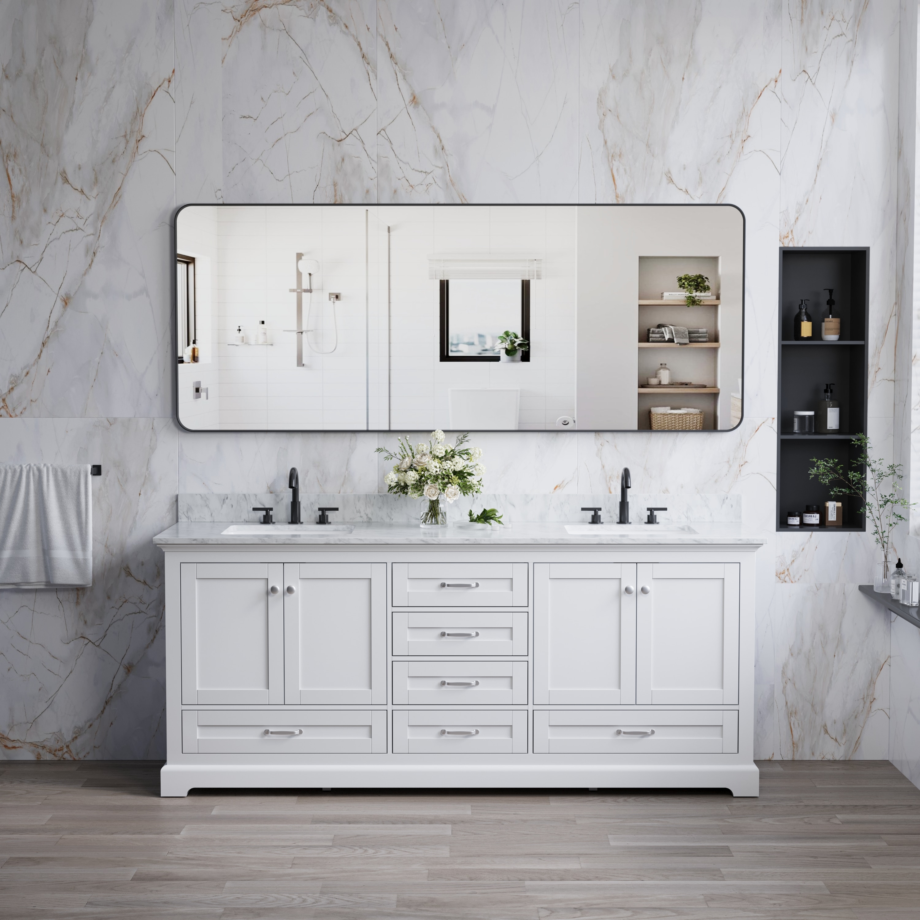 WELLFOR EX-UNBV48BU Bath-Vanity-Combo - View #7