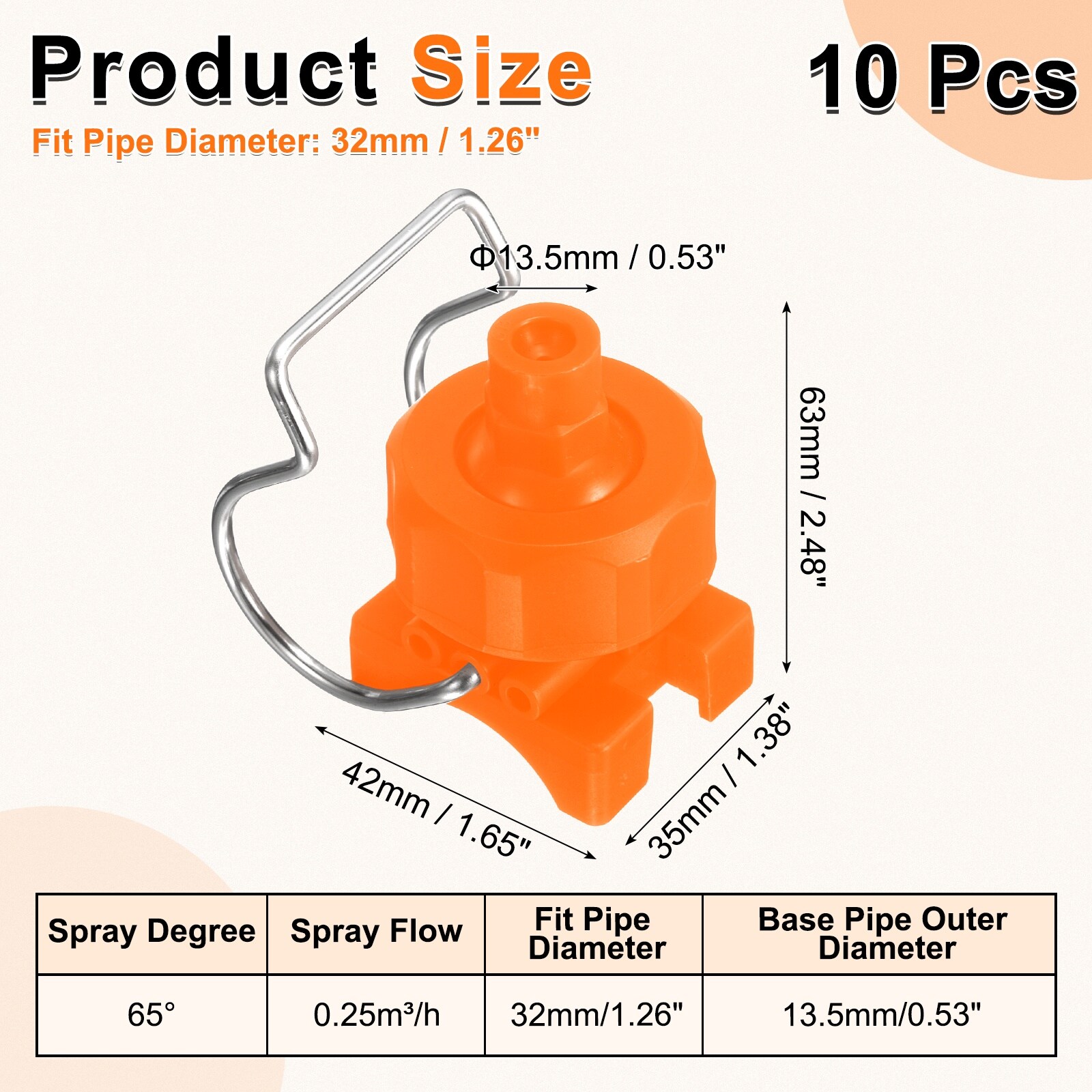 Unique Bargains S26020300UX1727 Pw-Nozzles-And-Swivels - View #2