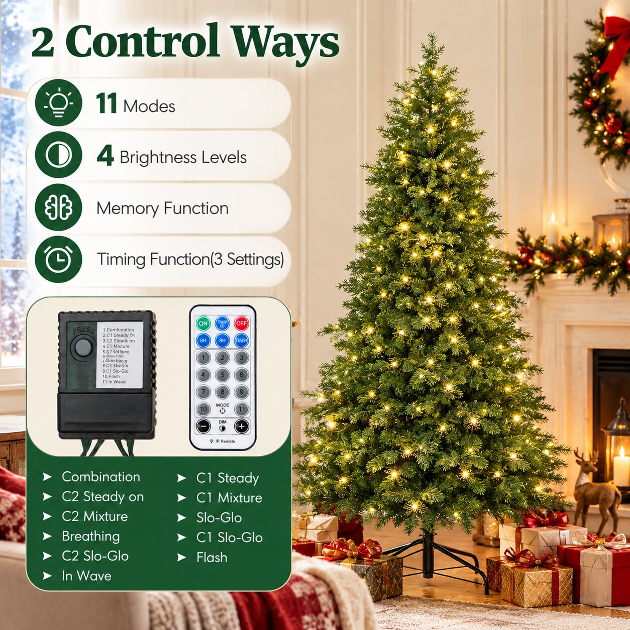 Forclover HYLCM-80U Artificial-Christmas-Trees - View #5