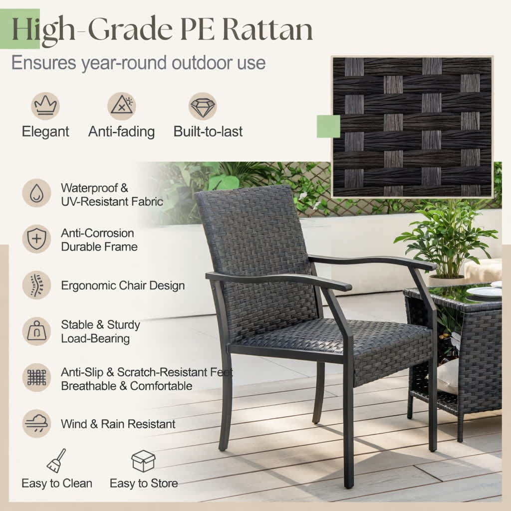 Choco Moon 5357740123595 Patio-Conversation-Sets - View #7