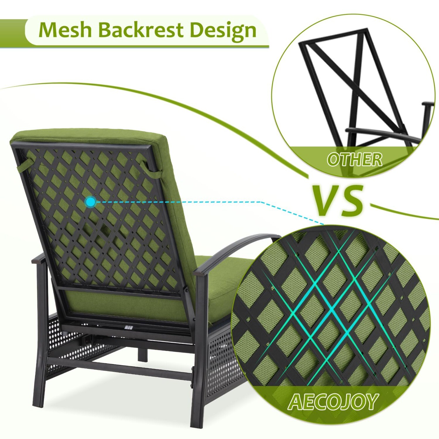 AECOJOY 16225GN-LS01 Patio-Chairs - View #4