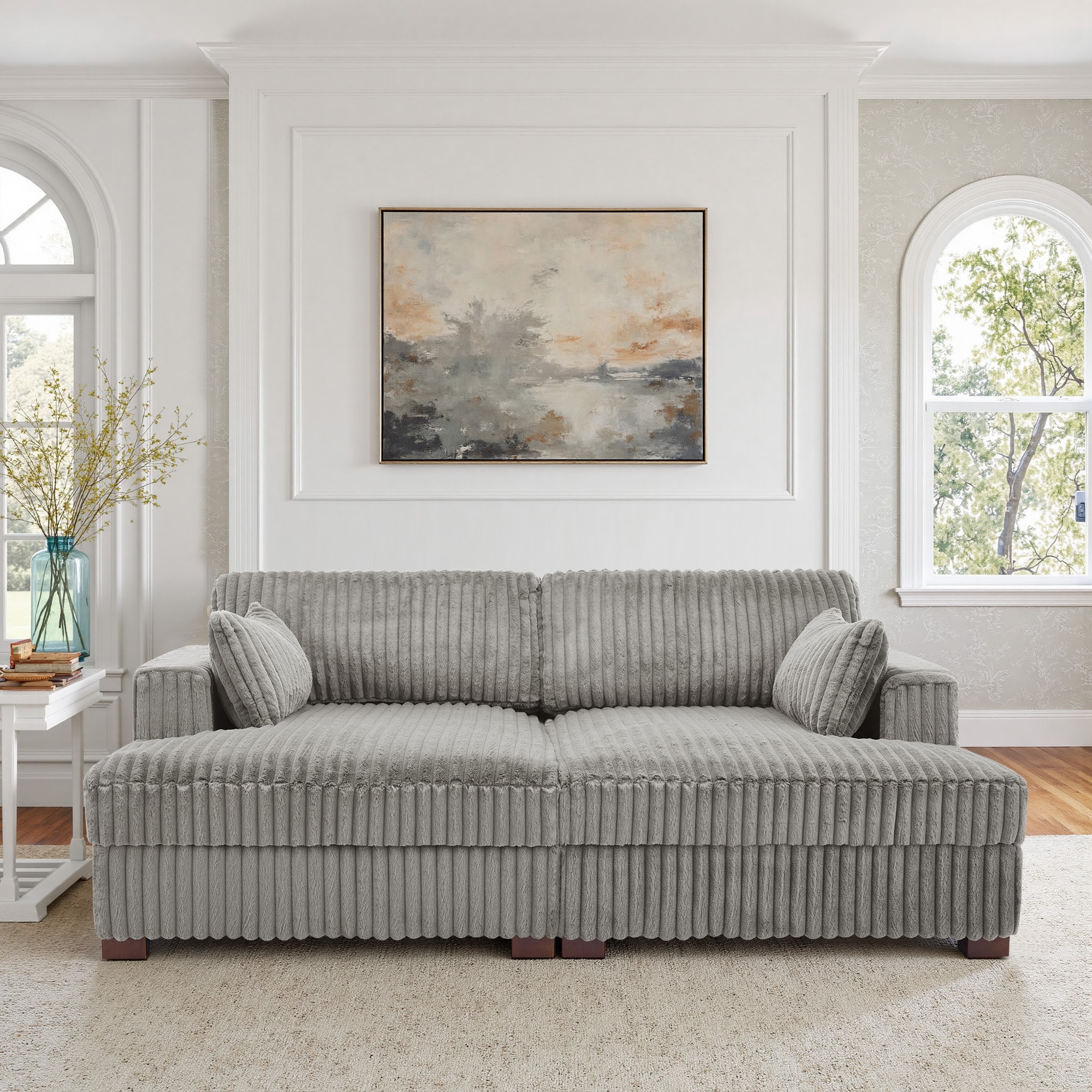 Dreamsidea LS-CS02F-RH LGRA-L-R Sofas-Loveseats - View #2