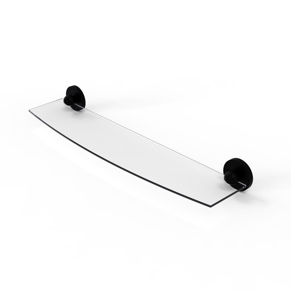 Allied Brass P1033/24-BKM Prestige Skyline Matte Black Wall mount Bathroom Shelf ( 24-in x 2.75-in x 5-in )