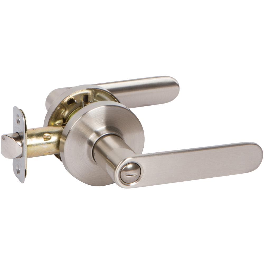 Delaney Hardware D54521 VL Series Satin Nickel Interior Bed/Bath Privacy Door Handle