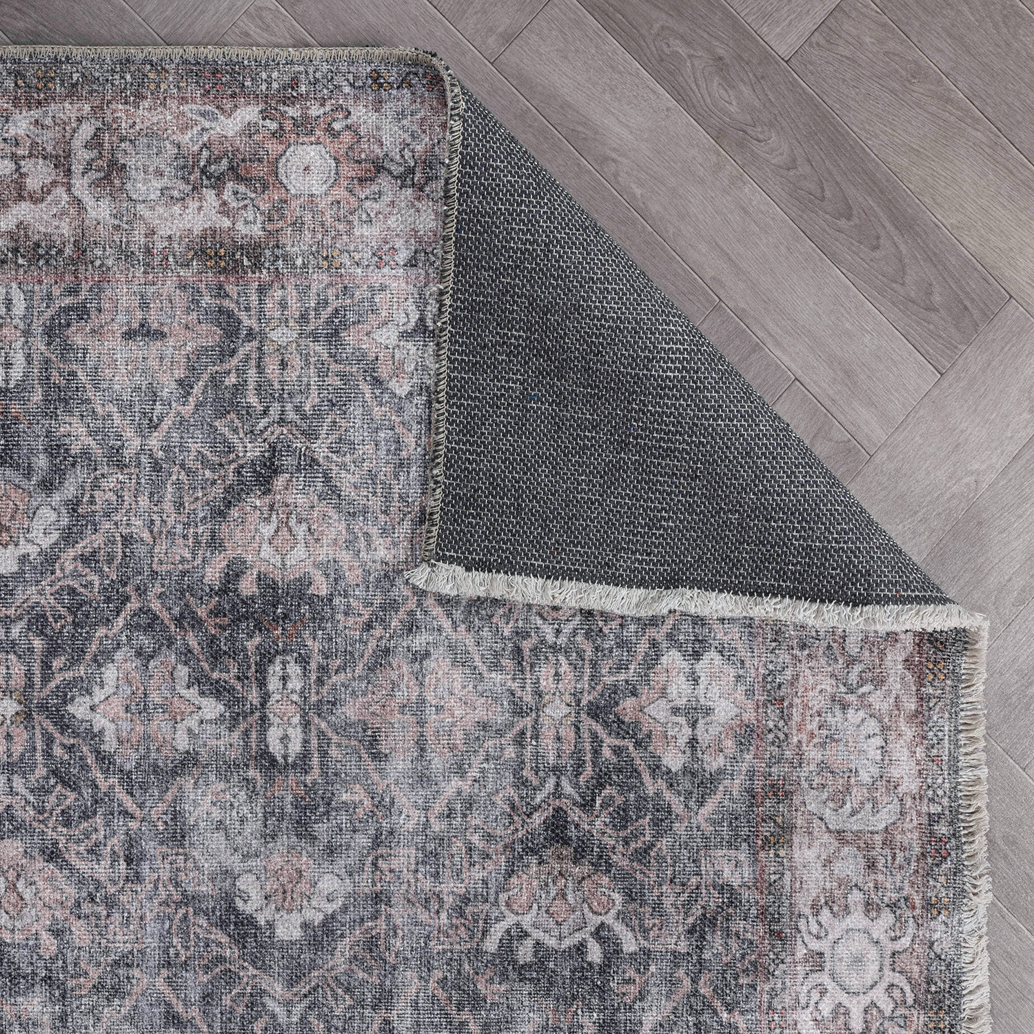 World Rug Gallery 6037CHARCOAL2X7 rugs - View #4