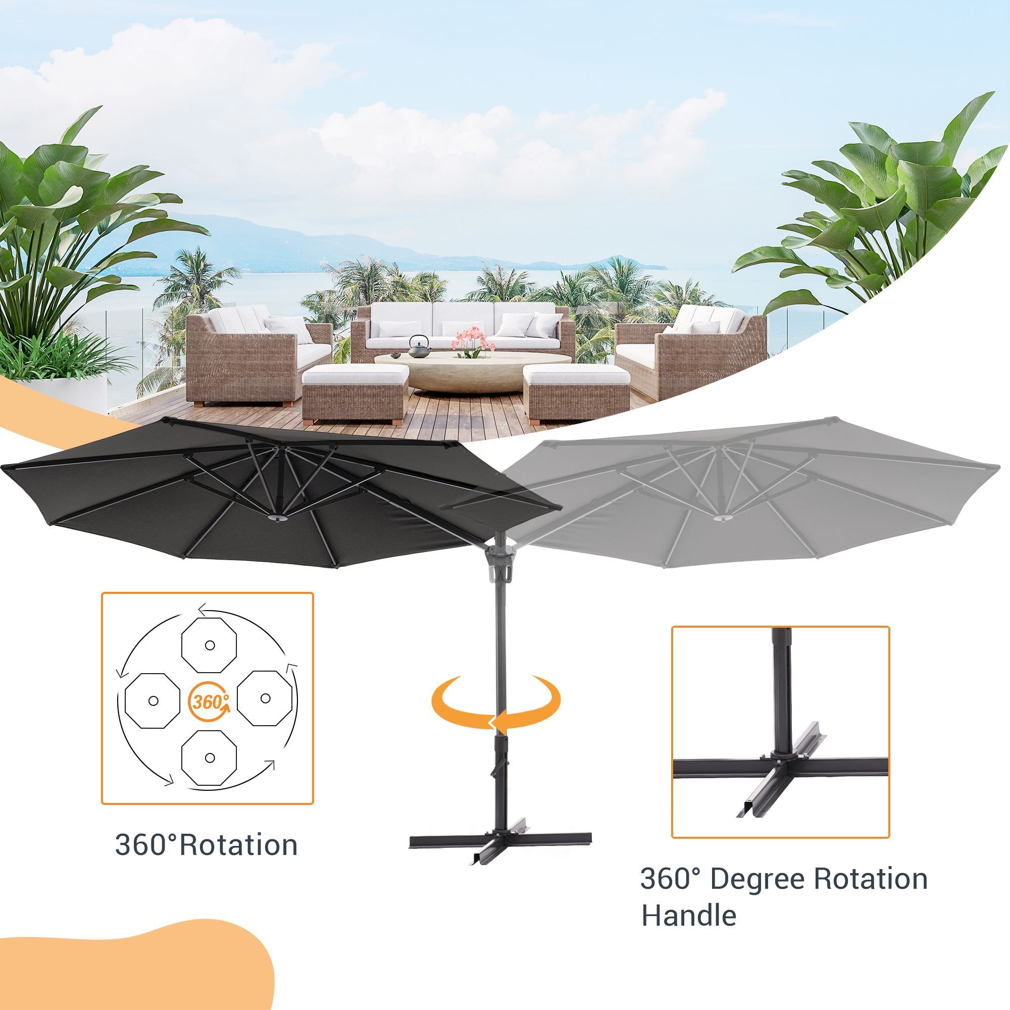 Sonkuki SD-NB11-BK Umbrellas-2 - View #5