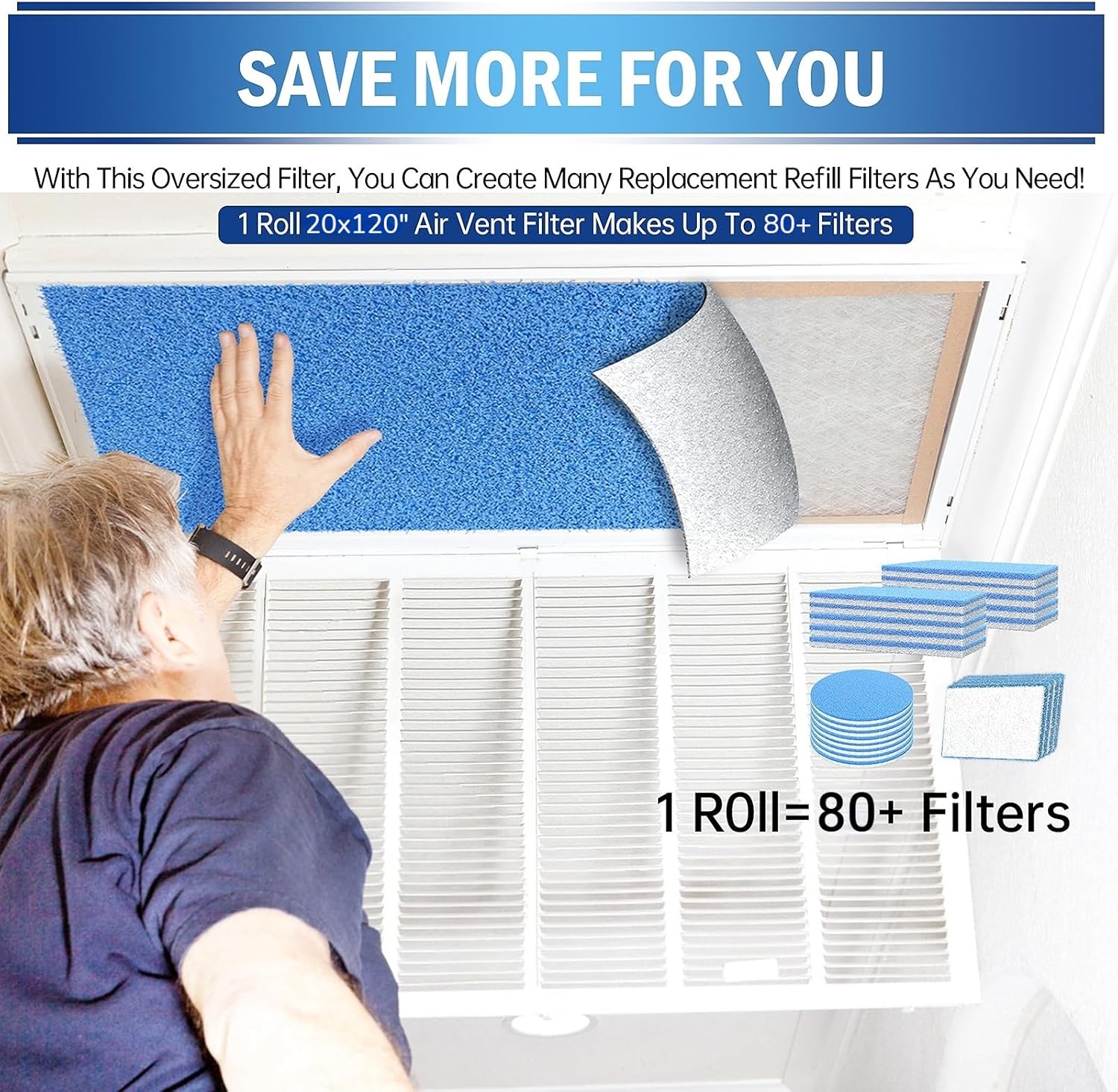 UBeesize UB-GLM20120BL Air-Filter-Accessories - View #5