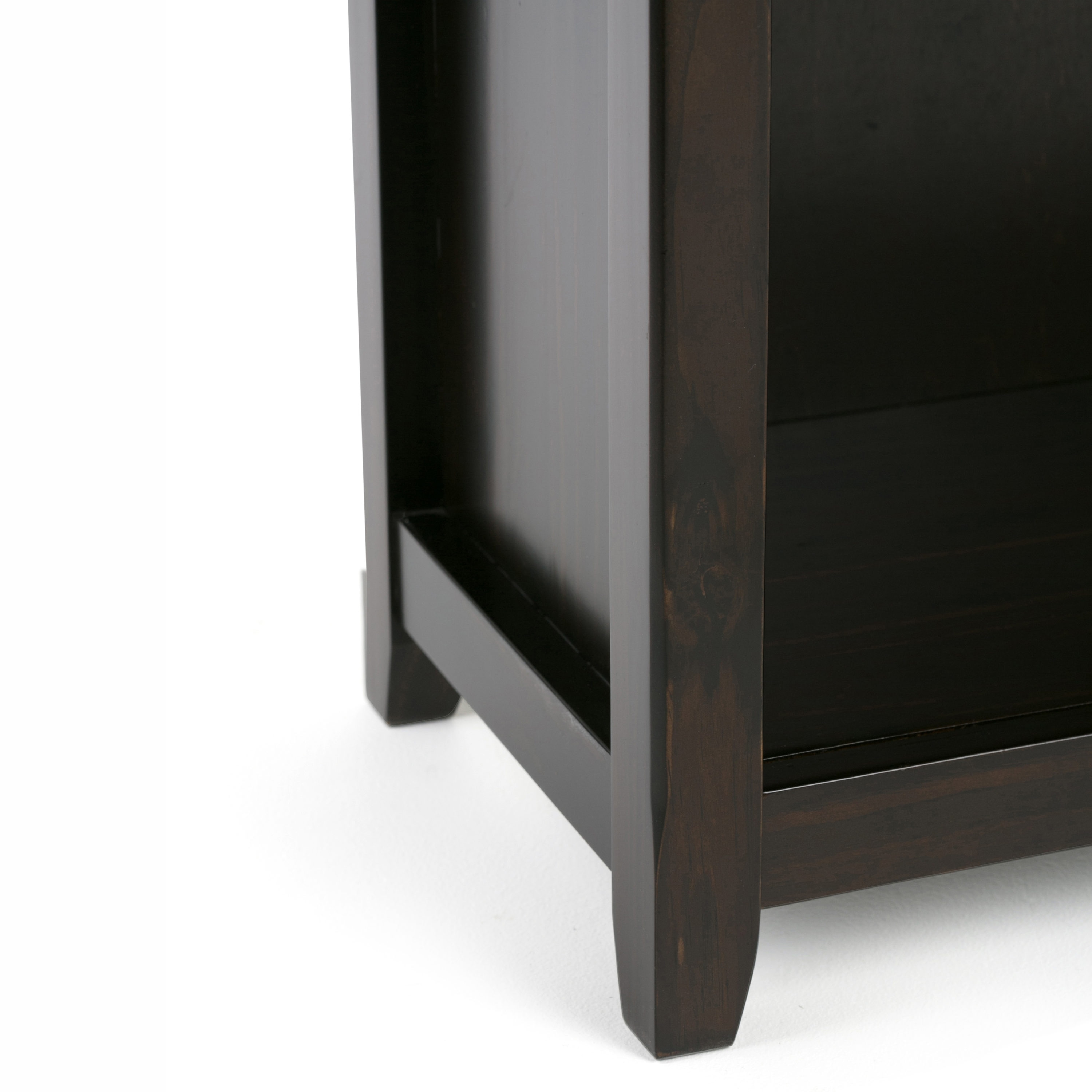 Amherst 70" Hickory Brown Adjustable Wood Bookcase