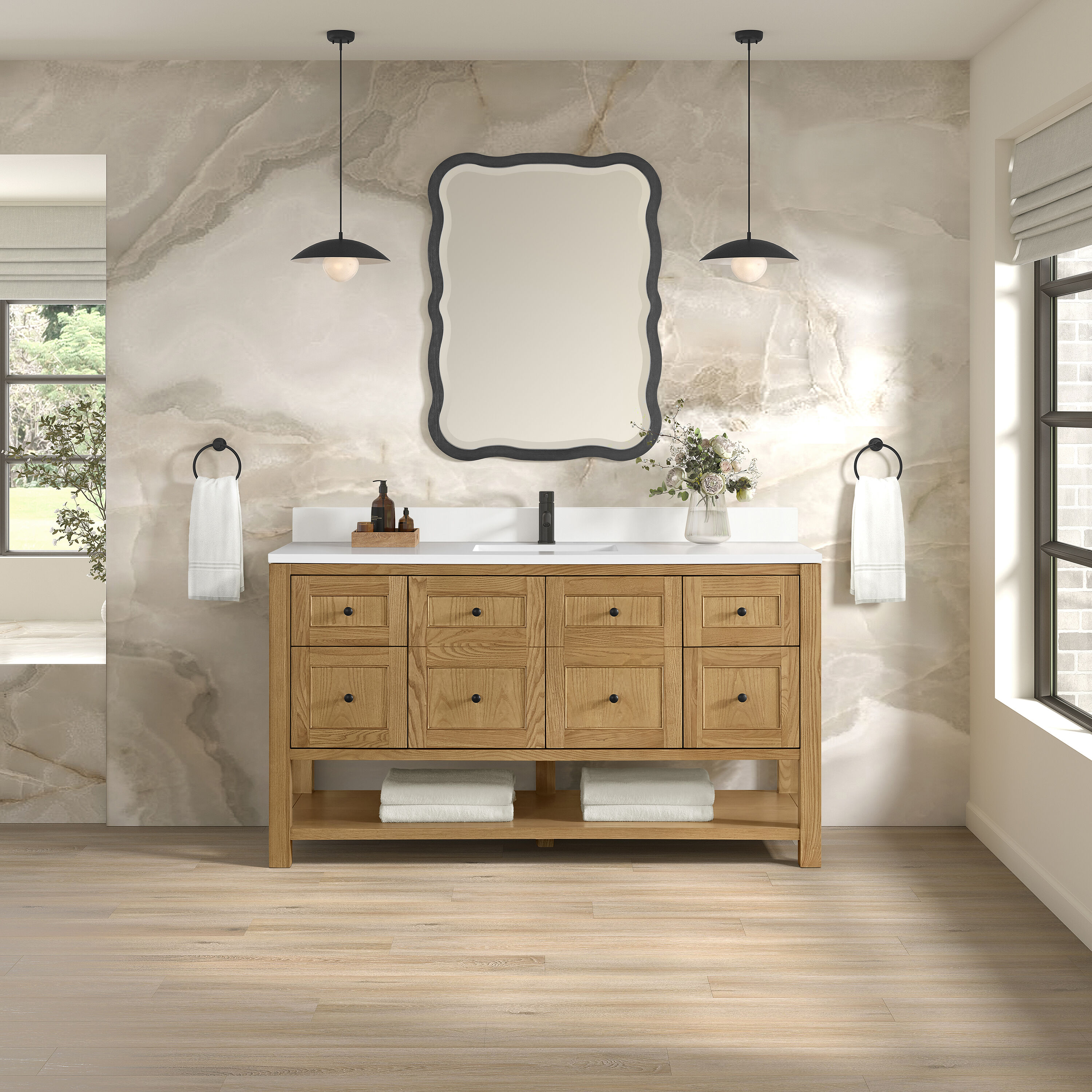 James Martin Vanities 330-V60S-LNO-1WZ Bath-Vanity-Combo - View #2