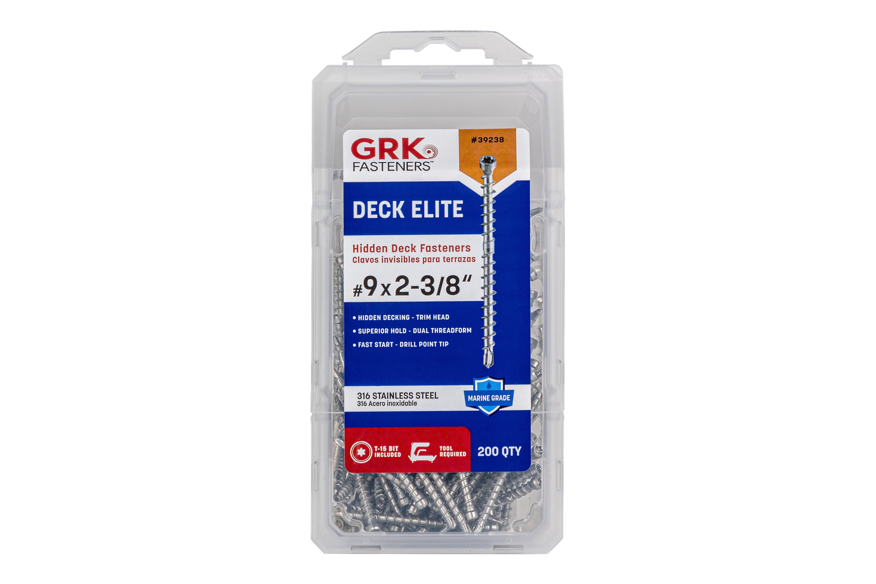 Hidden Deck Fasteners Brand GRK