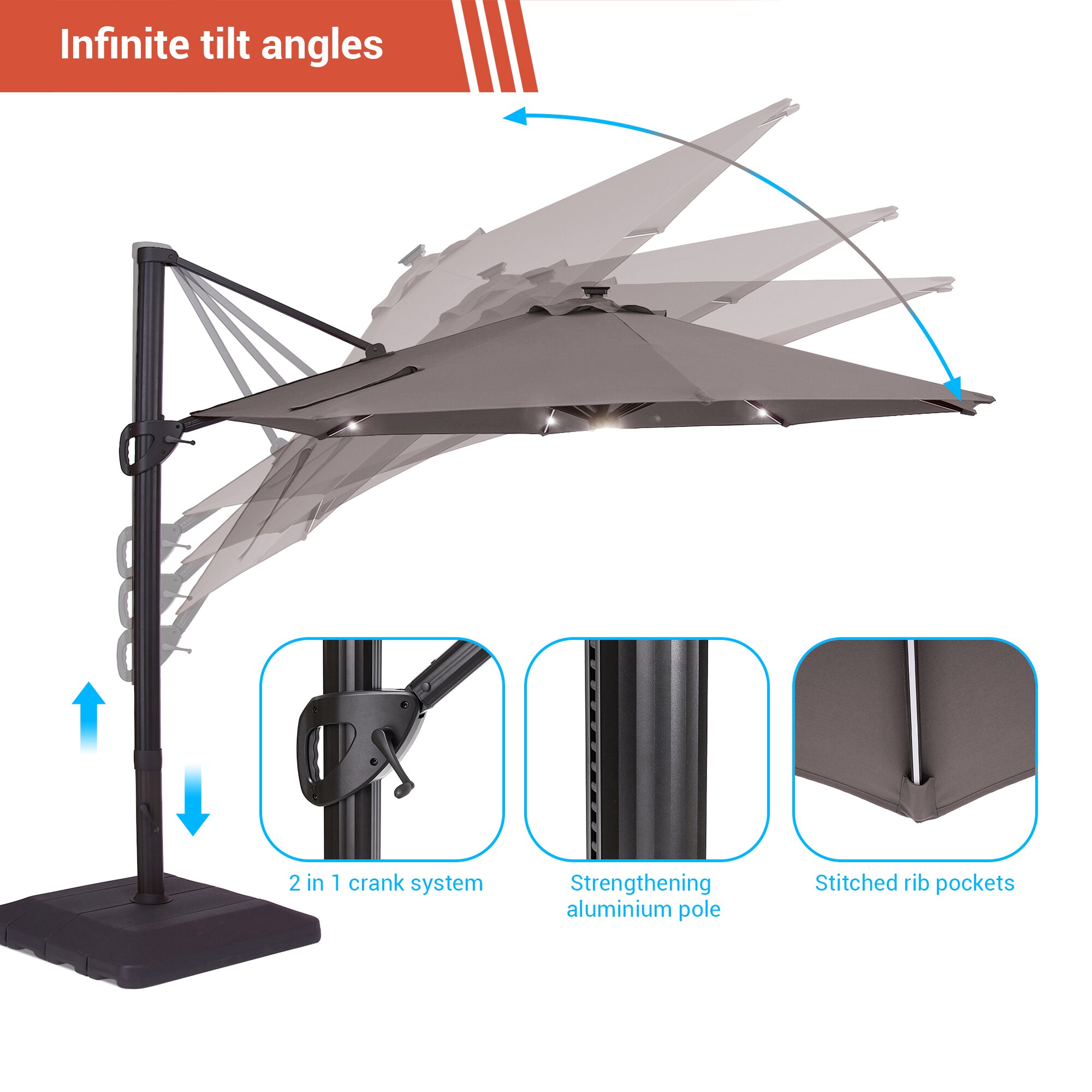 ACEGOSES LW-HCT-TJ24GY Umbrellas-2 - View #6