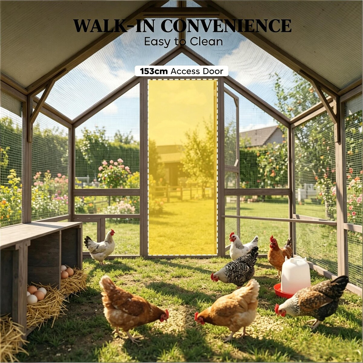 Loheer T3971S00251 Chicken-Coops-Rabbit-Hutches - View #6