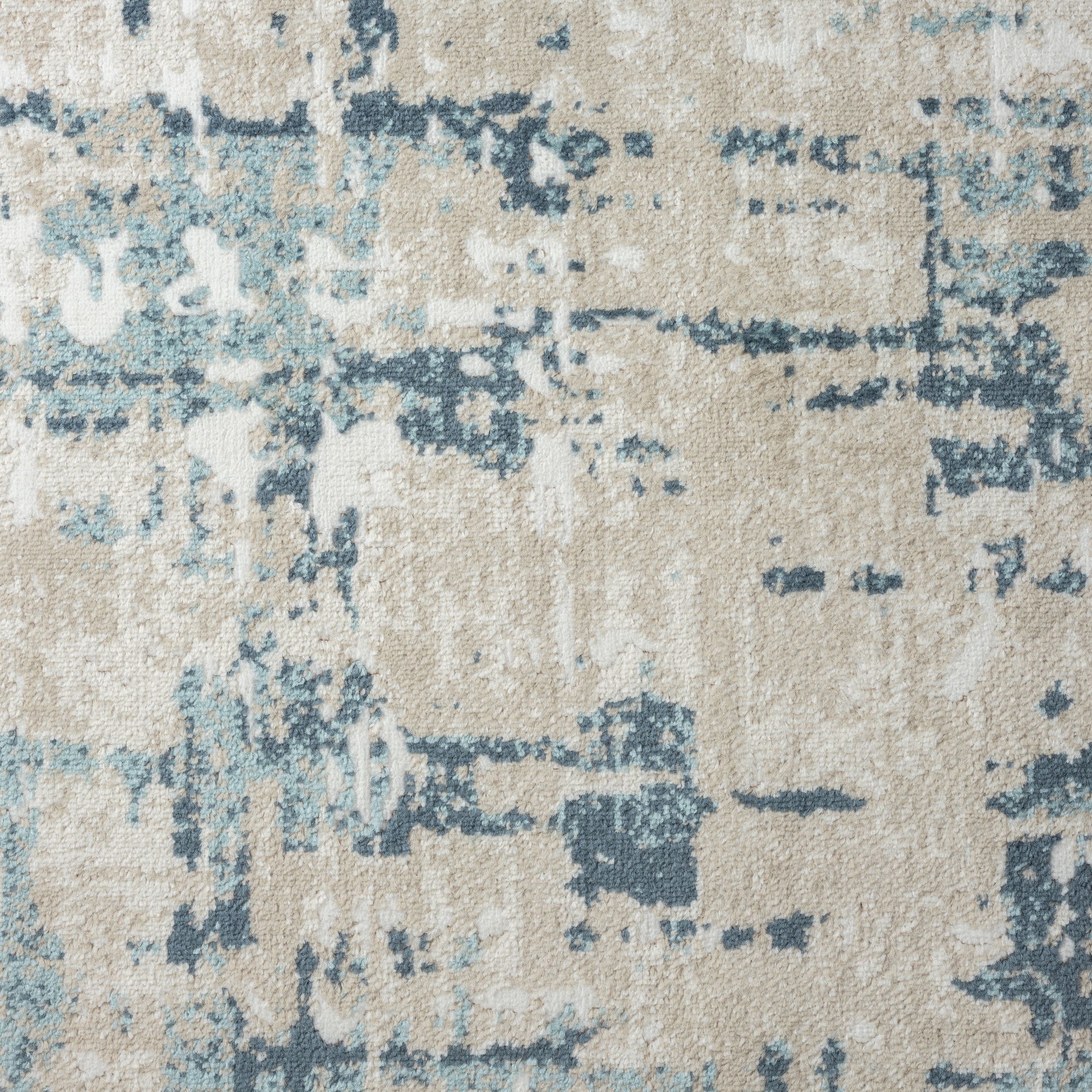 Arcady Blue and Beige Abstract Rectangular Area Rug