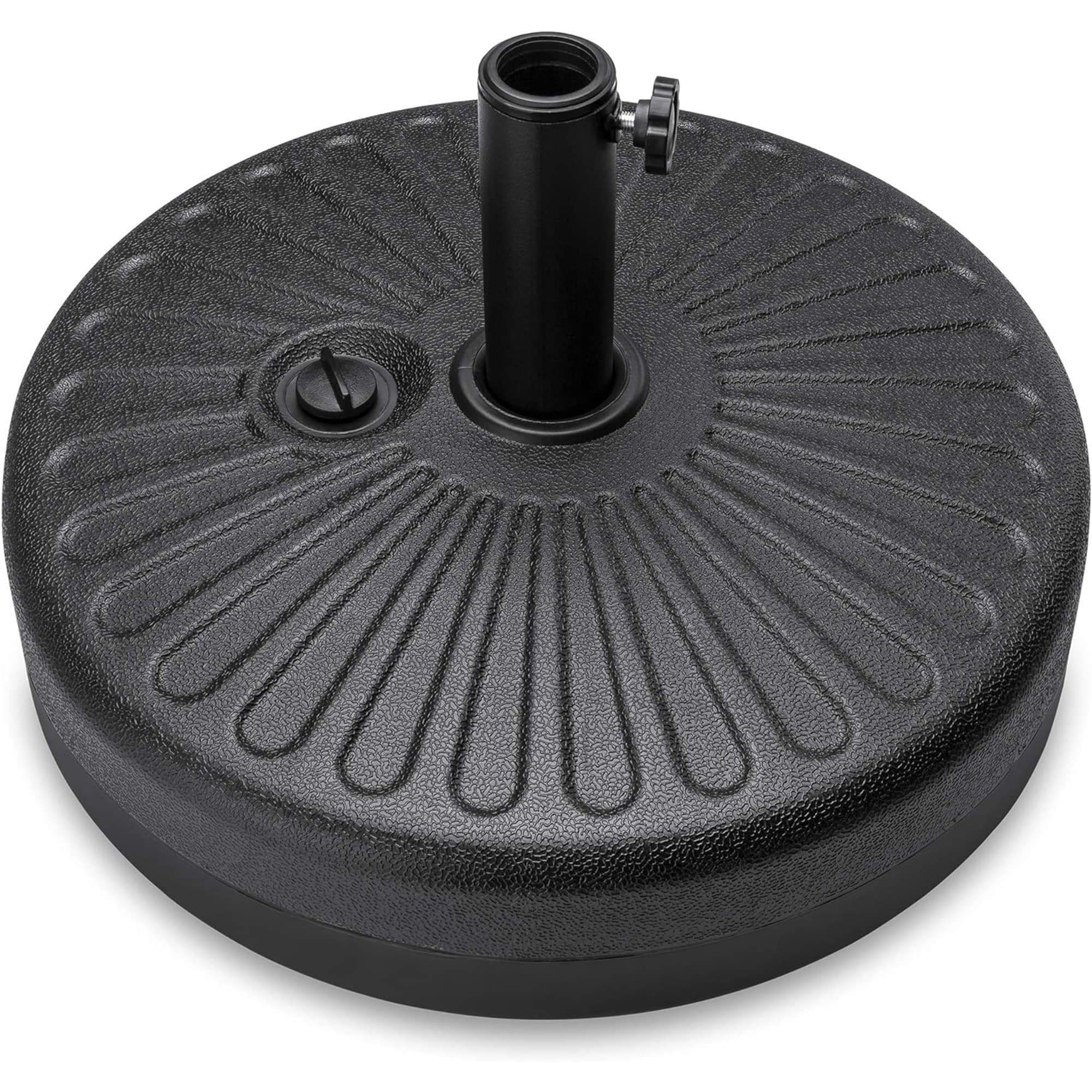 Fun Orange FUN11HW15 75lbs Heavy Duty Patio Market Umbrella Base Black Patio Umbrella Base