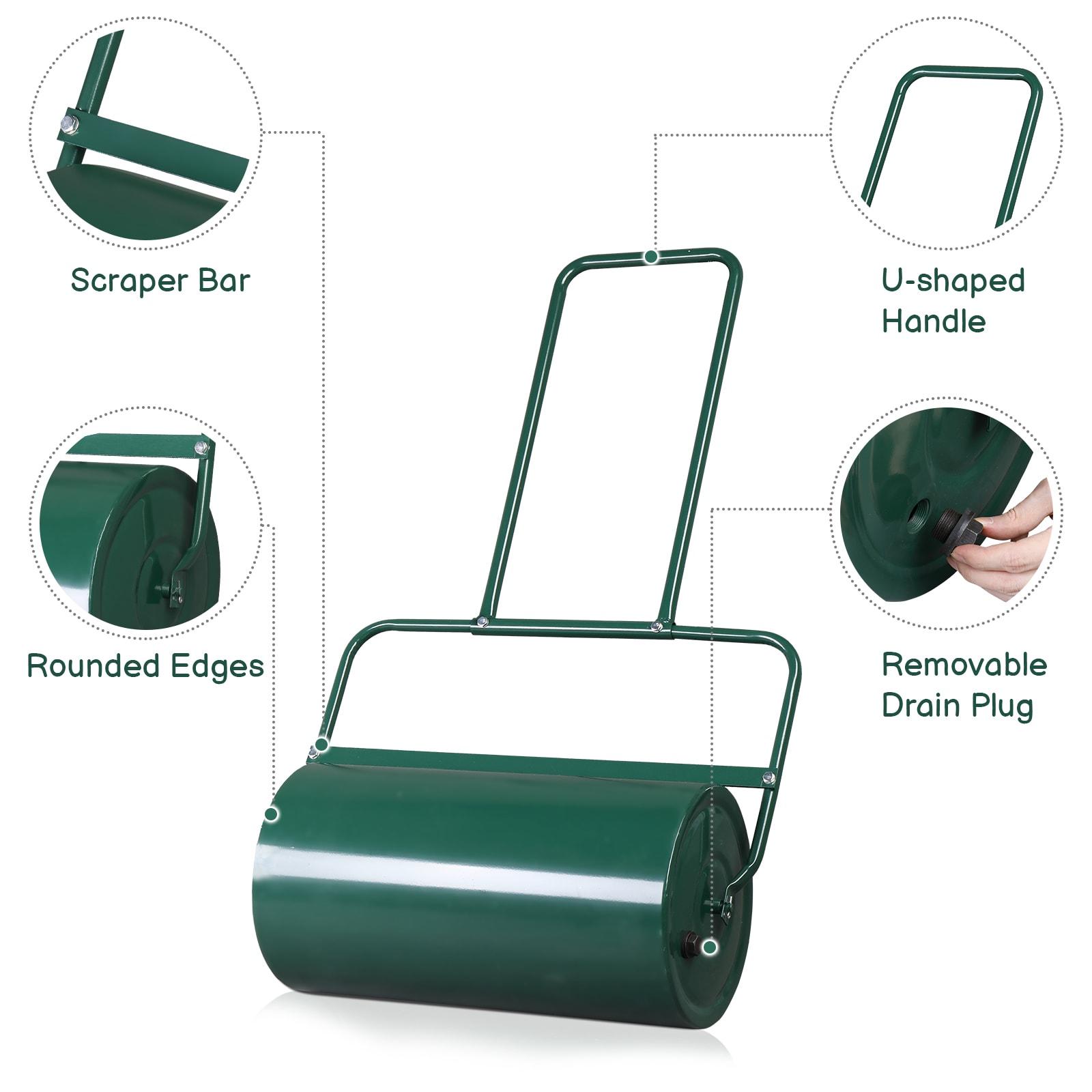 Outopee LO1G55000010 Tow-Behind-Lawn-Rollers - View #2