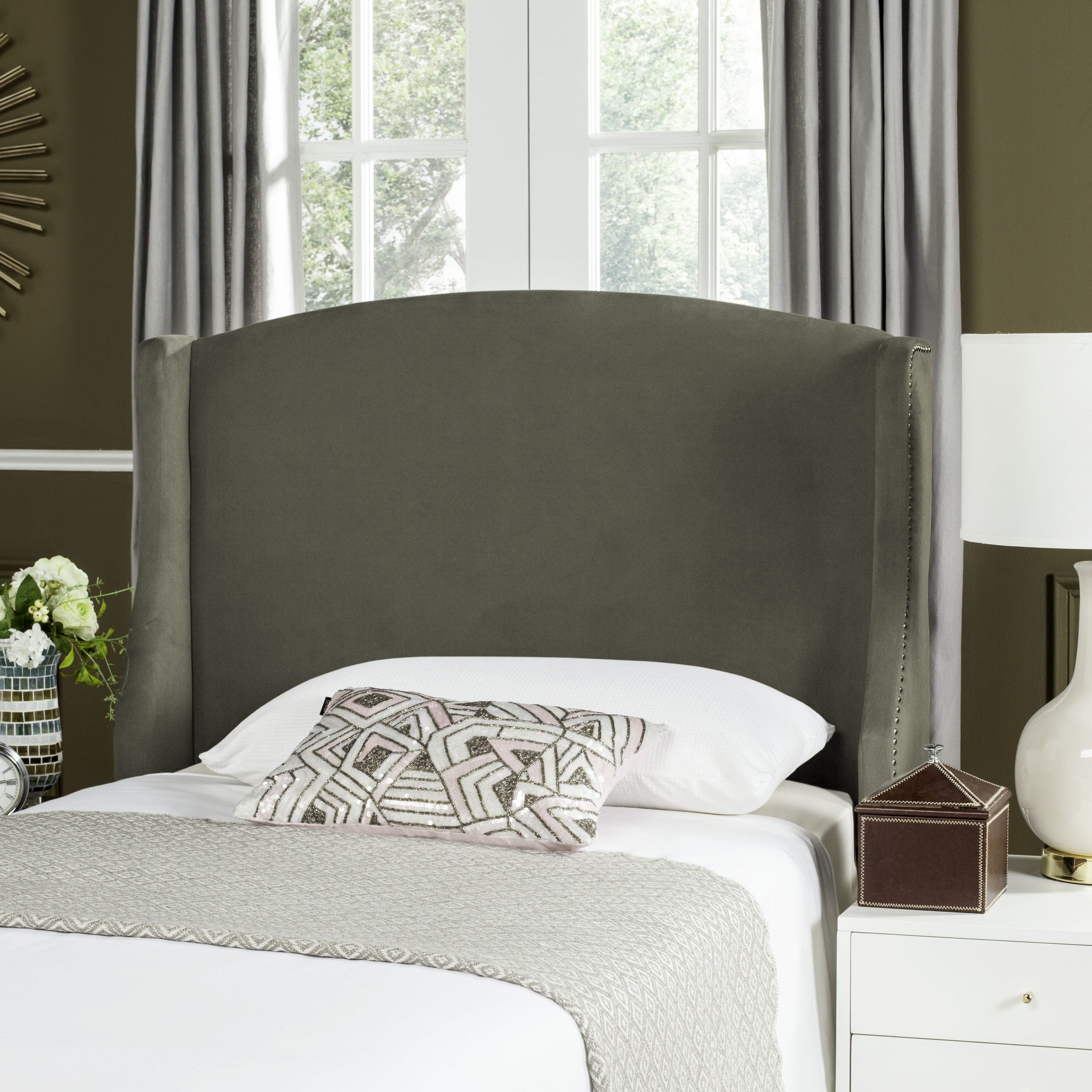 Safavieh MCR4003G-T Upholstered-Headboards - View #2
