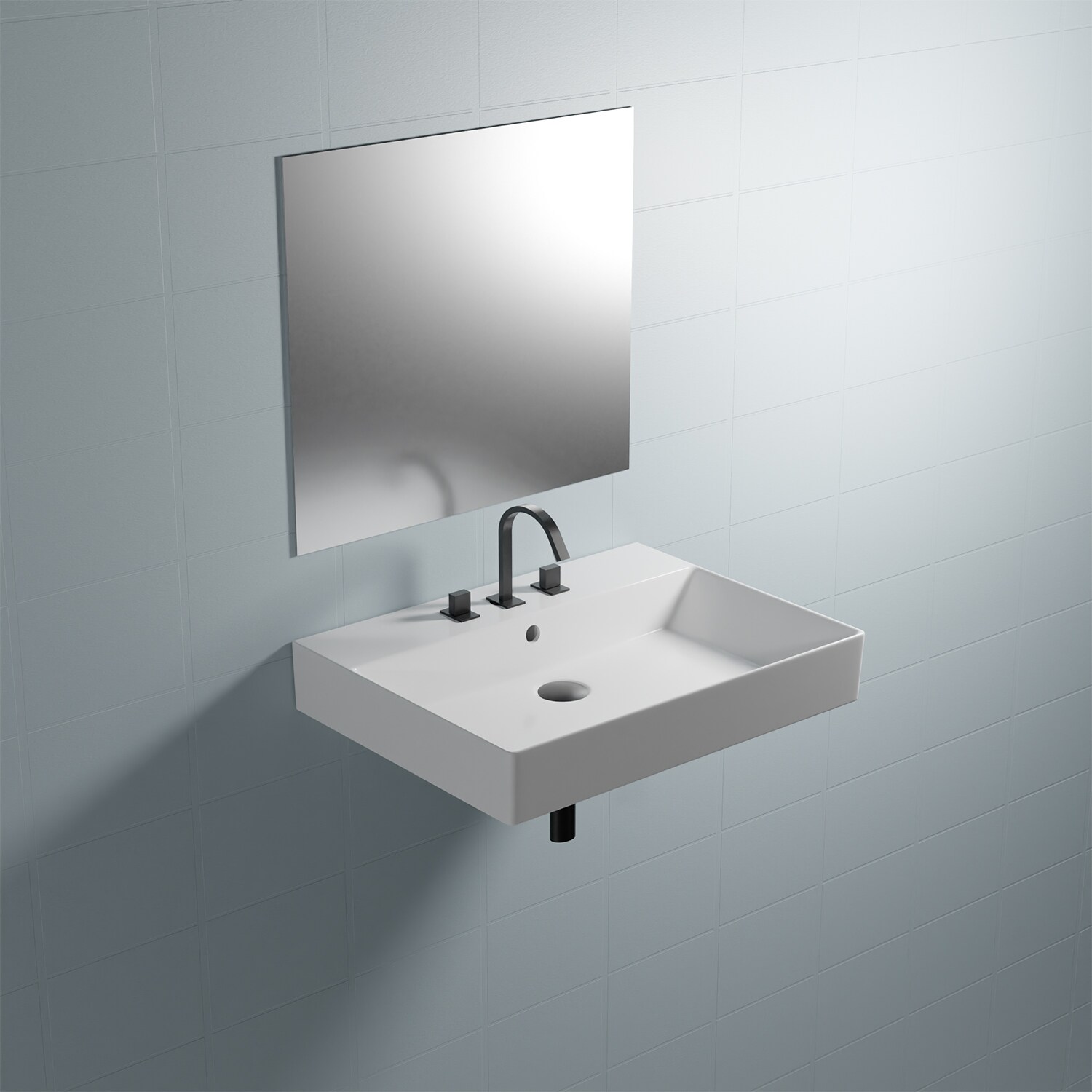 WS Bath Collections ENERGY 70.03 Bath-Sink - View #4