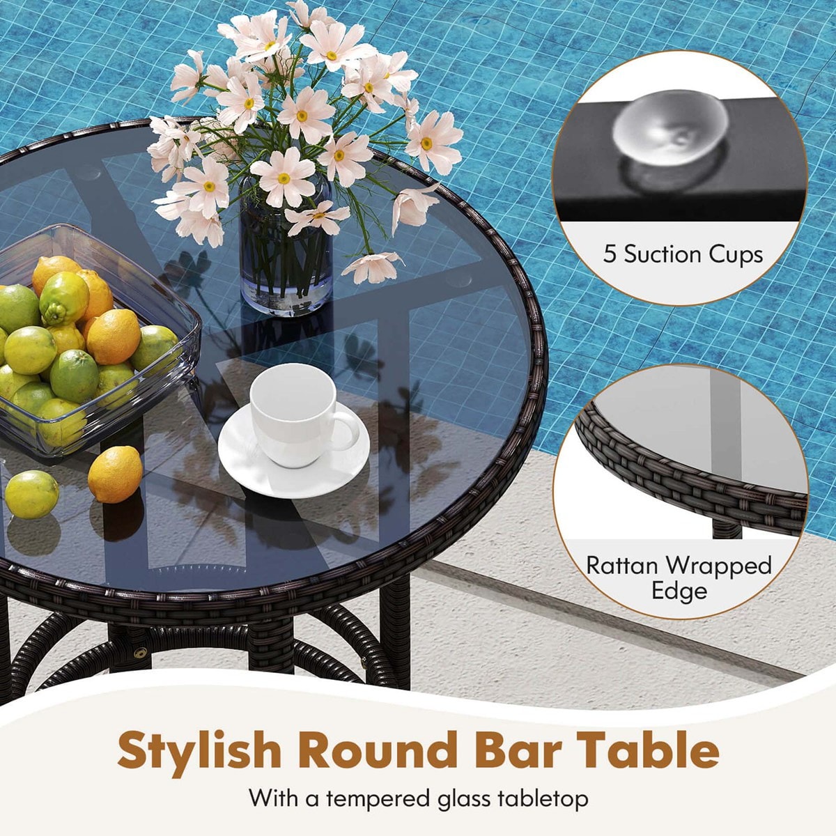 Costway HCST04944 Patio-Conversation-Sets - View #9