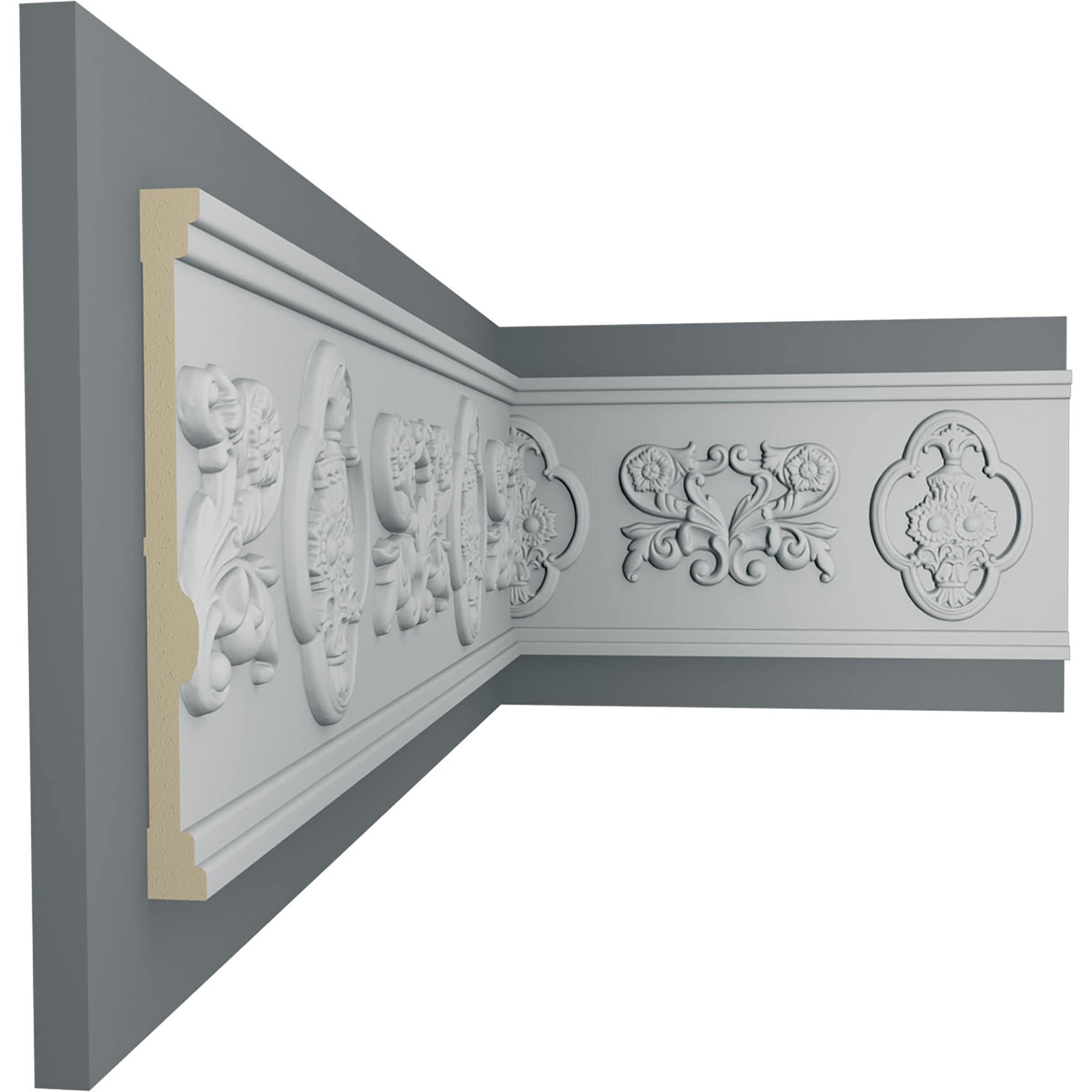 Ekena Millwork CHA07X01LI-CASE-2 Chair-Rail-Moulding - View #5