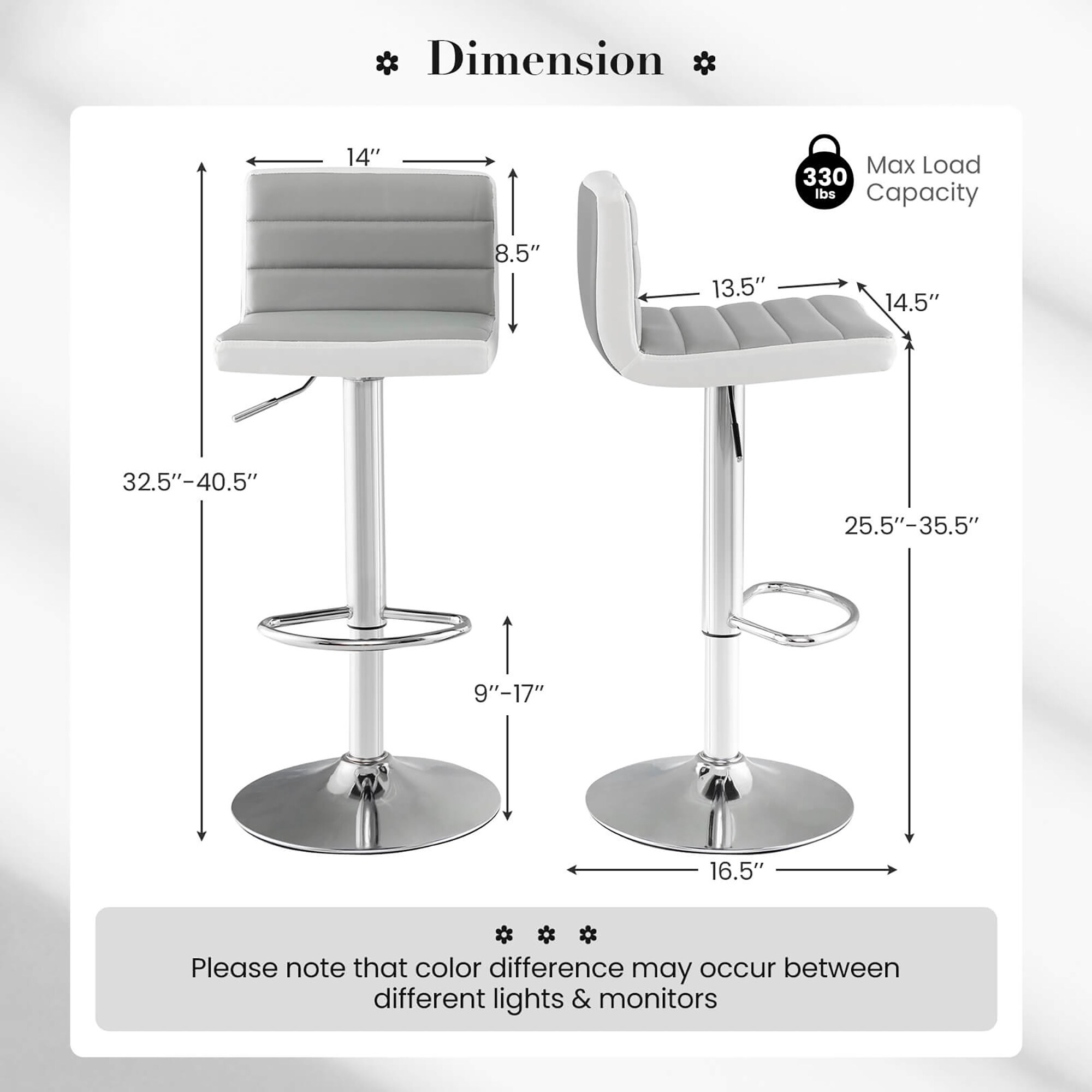 Costway SXL00003 stools - View #2