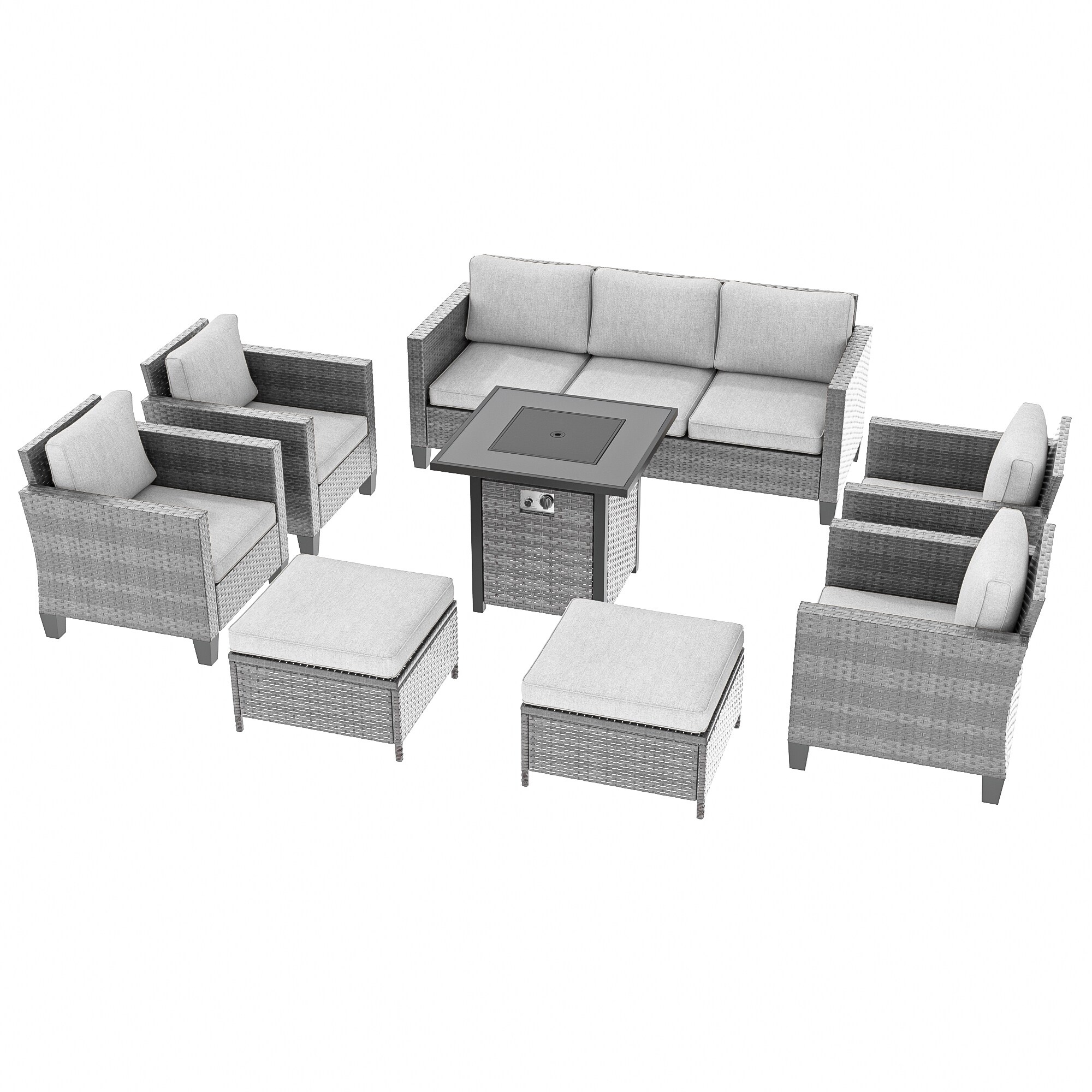 Sonkuki SD-PS-115HLY-S2T4 Patio-Conversation-Sets - View #3