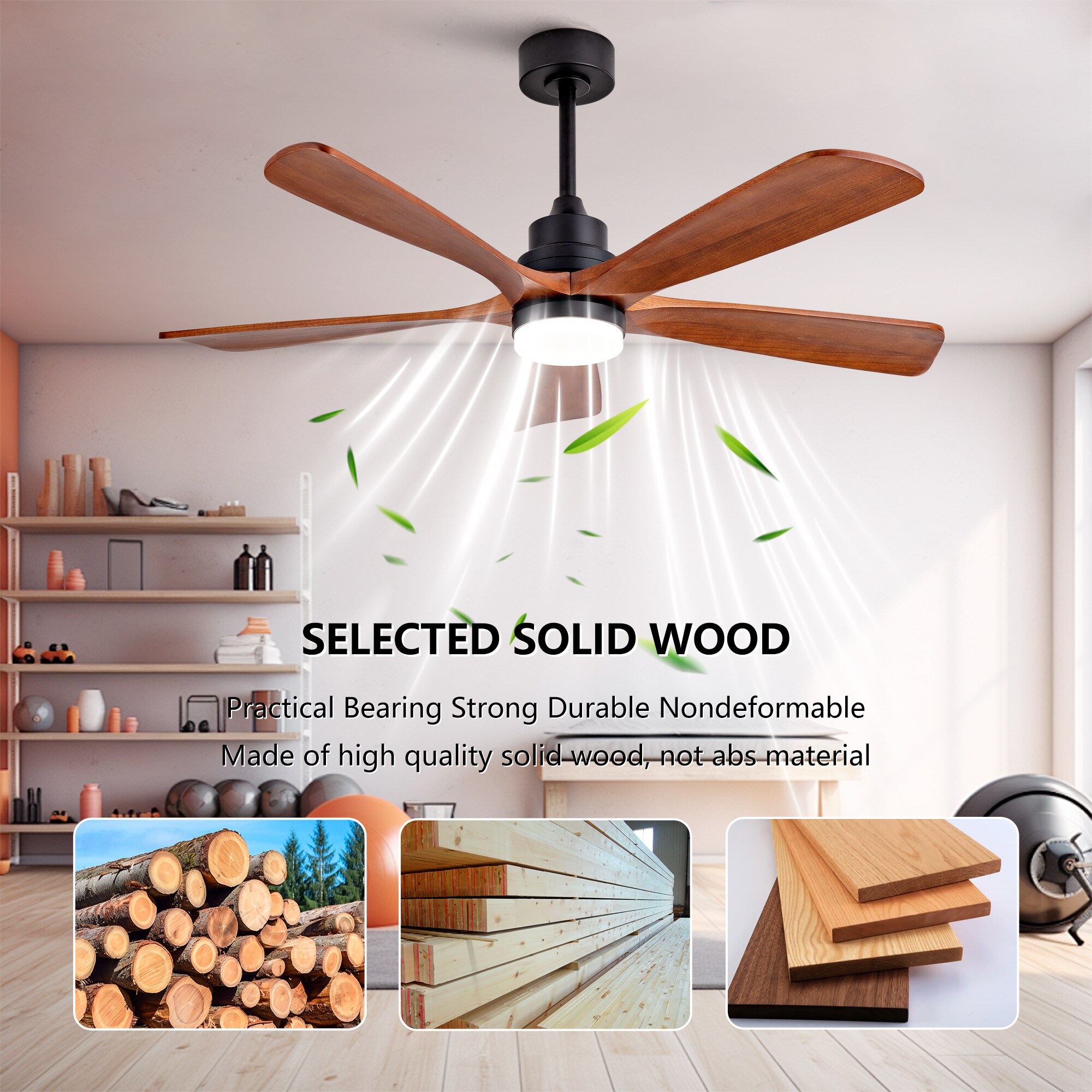 YOTOO GG52SHT-5620BK-1L Ceiling-Fans - View #14