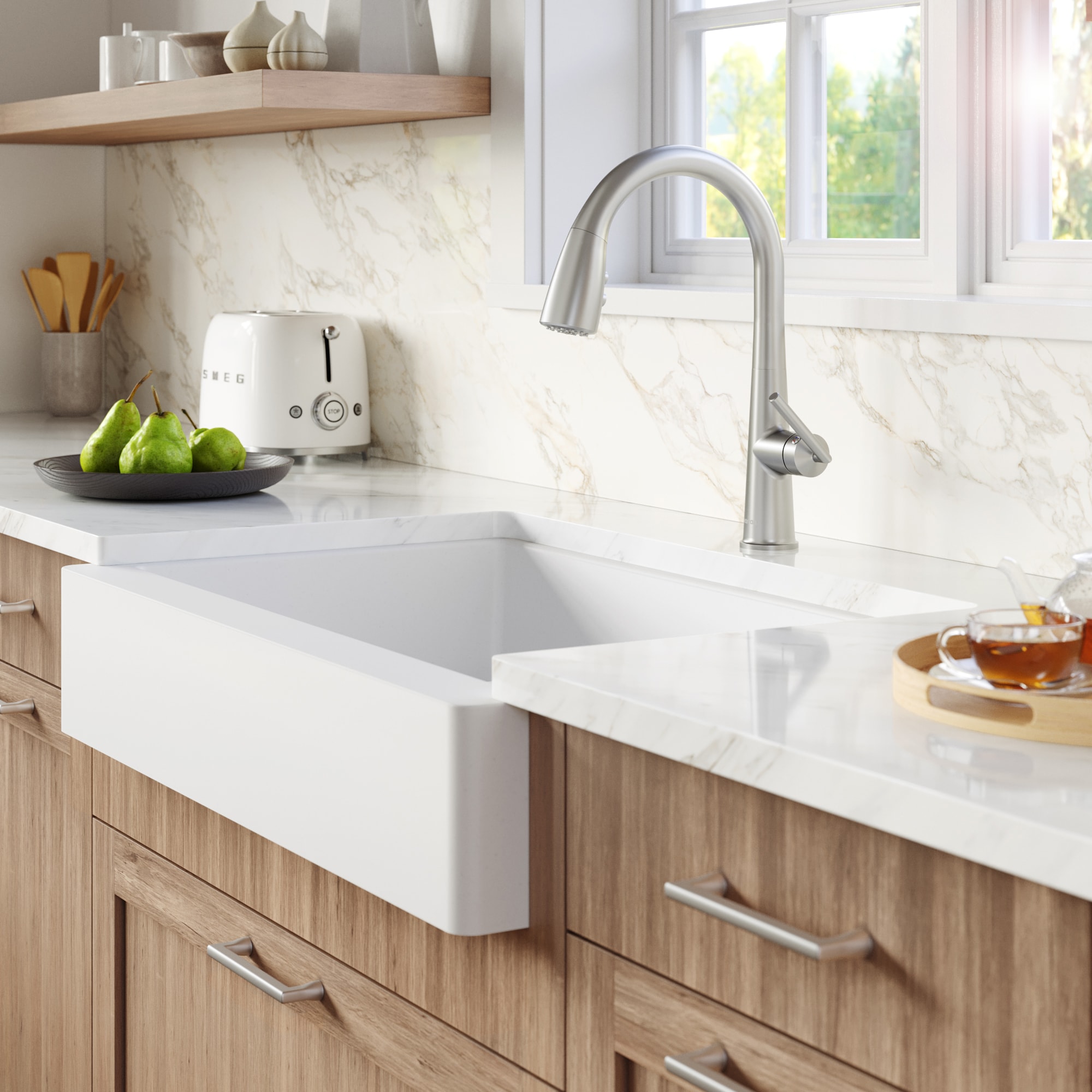 Karran QAR-750-WH-PK1 Kitchen-Sinks - View #3