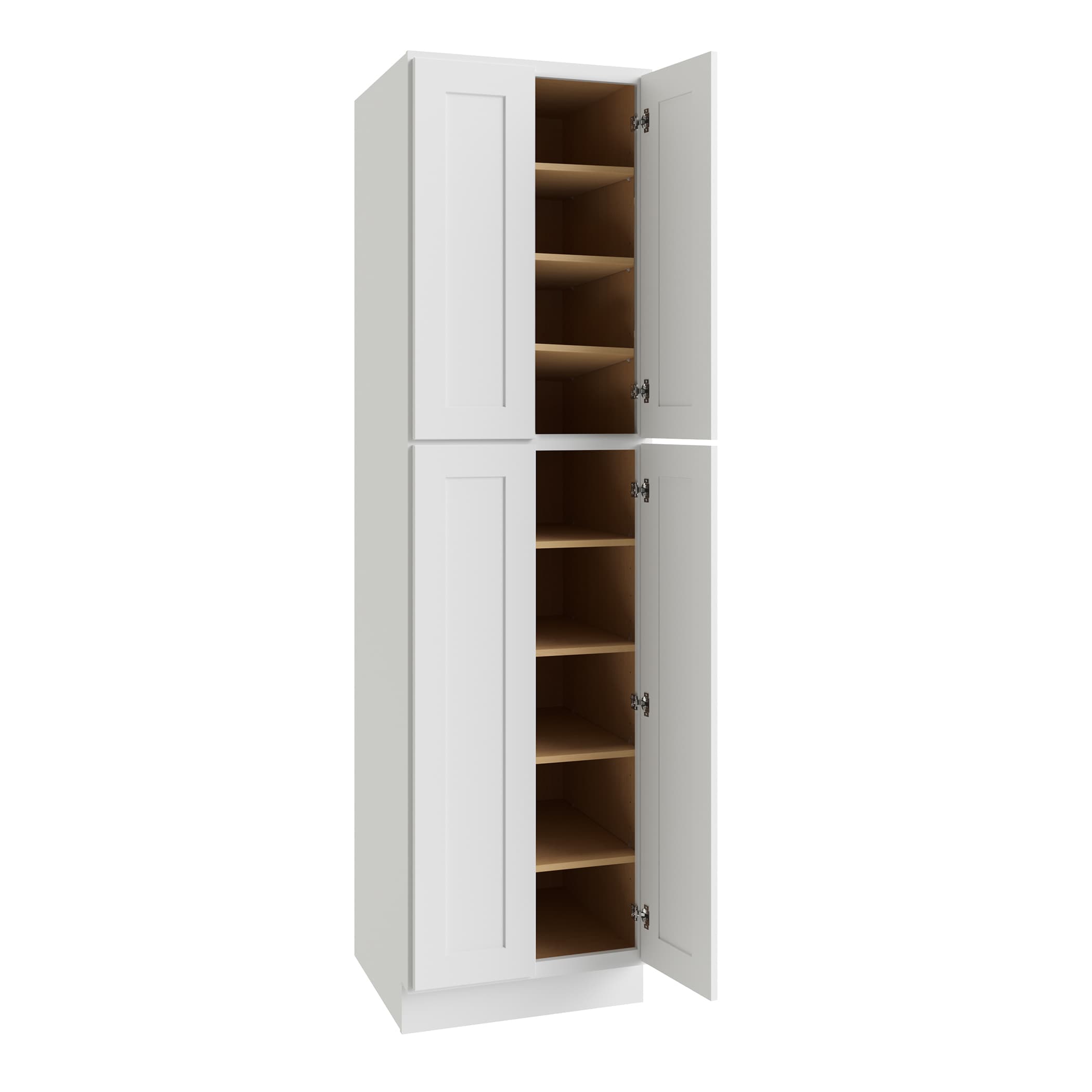 RELIABILT 24-in W x 96-in H Mdf White Freestanding Utility Storage Cabinet