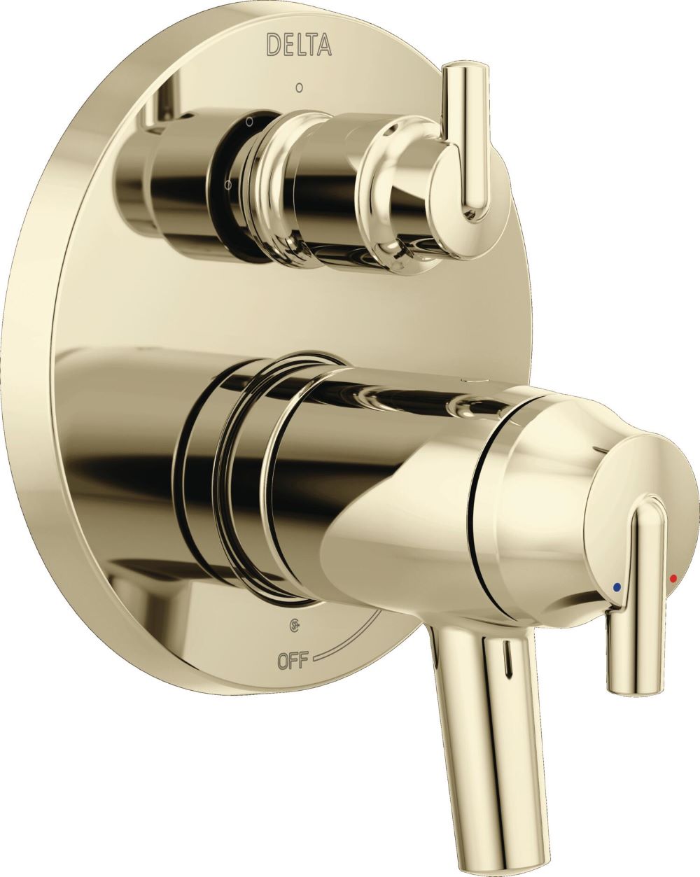 Delta T27T859-PN Trinsic Polished Nickel 3.38-in Universal Bathtub/Shower Diverter